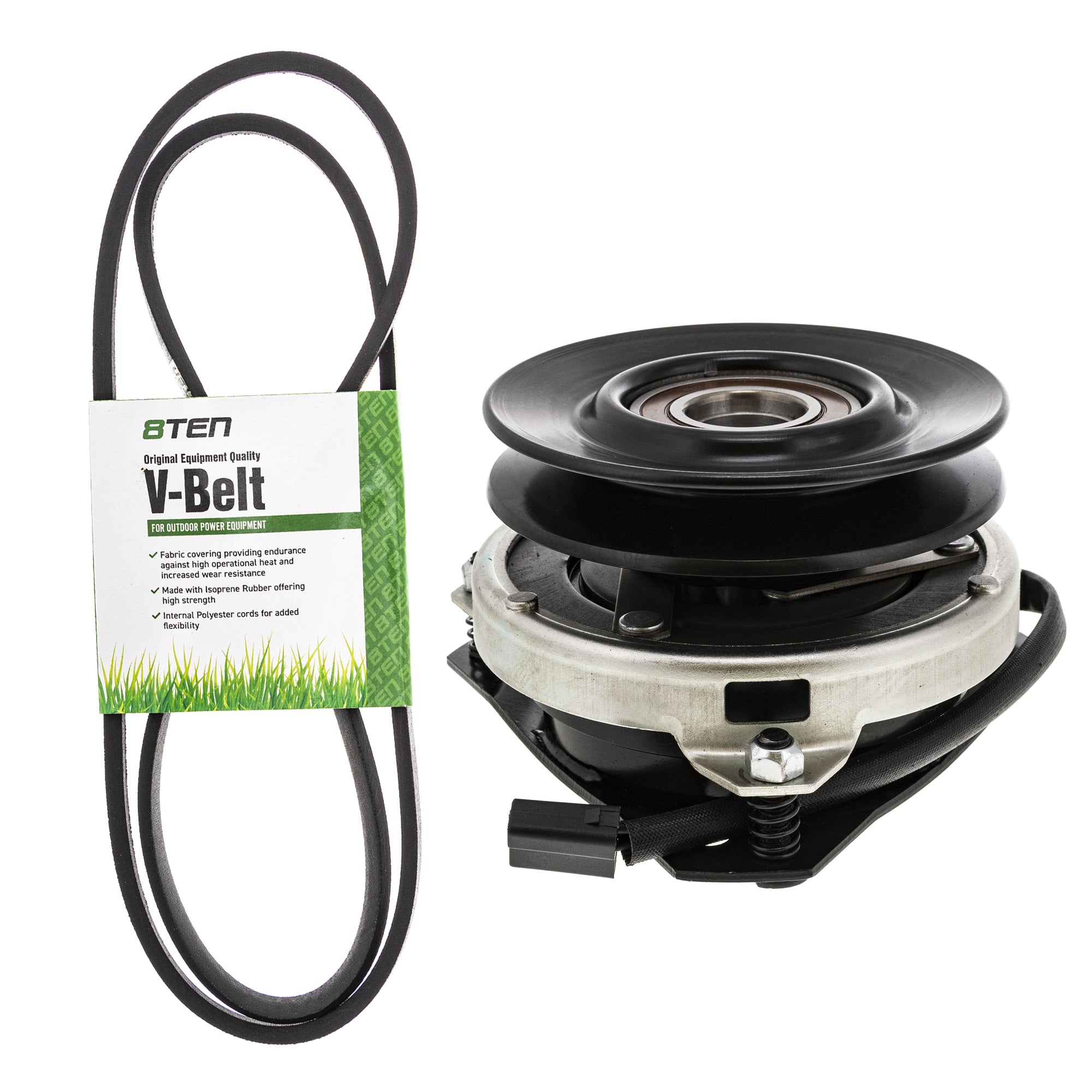 Electric PTO Clutch & Belt Kit for Xtreme Warner Stens Oregon MTD Cub Cadet Troy-Bilt 8TEN MK1006321