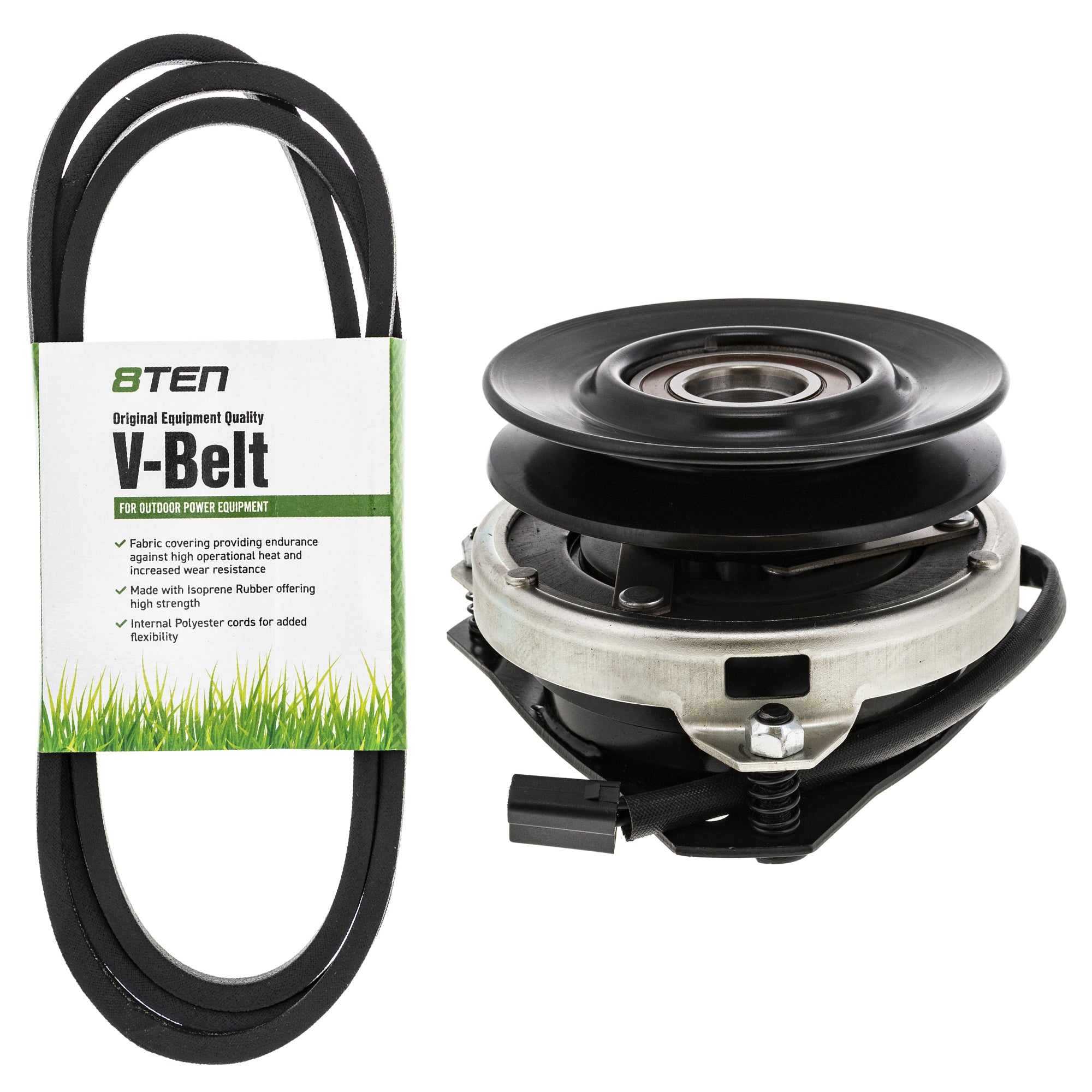 Electric PTO Clutch & Belt Kit for Xtreme Warner Stens Oregon MTD Cub Cadet Troy-Bilt 8TEN MK1006323