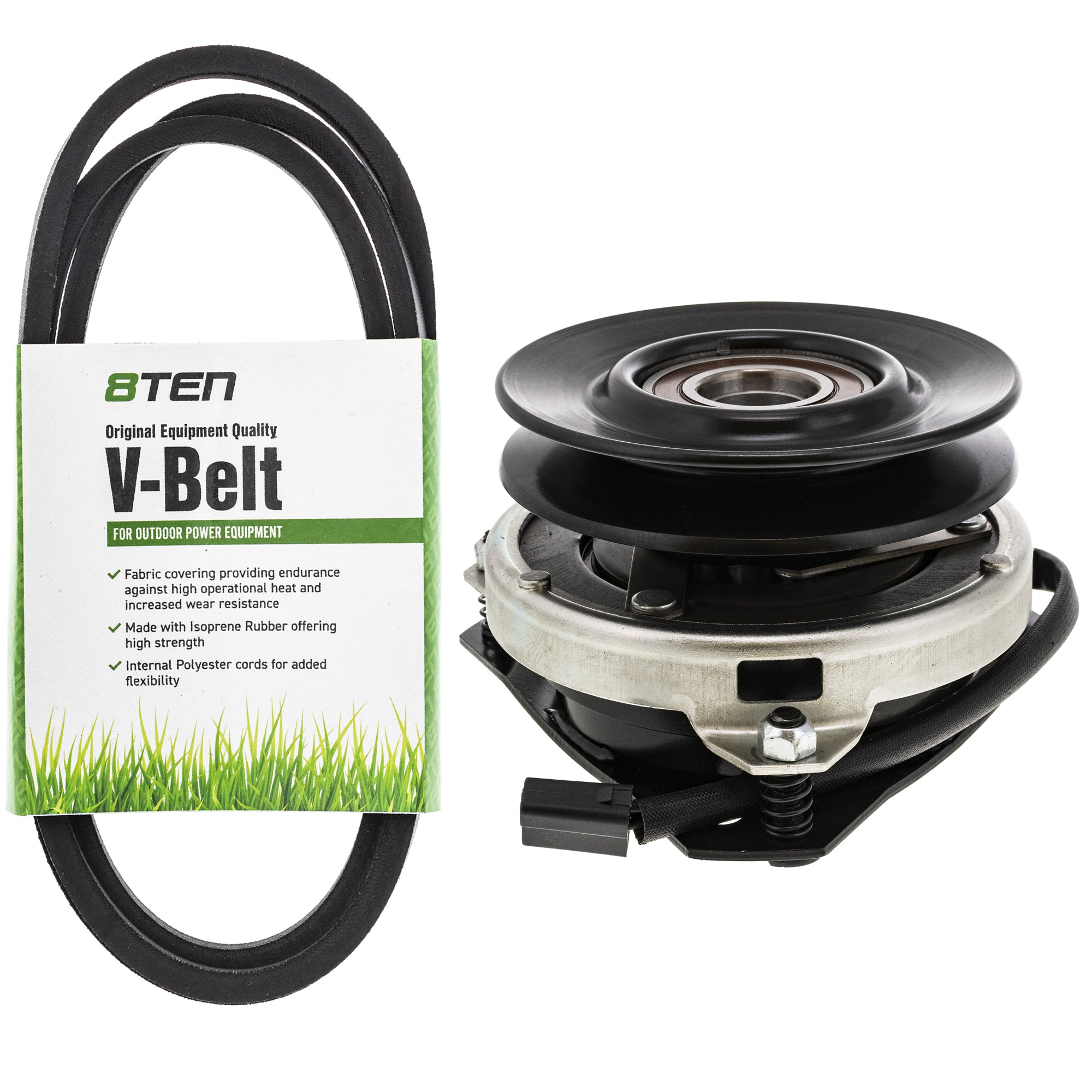Electric PTO Clutch & Belt Kit for Xtreme Warner Stens Oregon MTD Cub Cadet Troy-Bilt 8TEN MK1006324