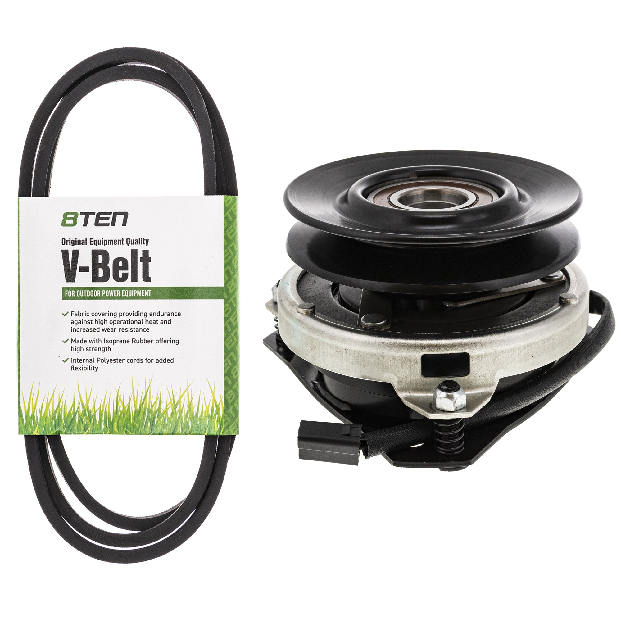 Electric PTO Clutch & Belt Kit for Xtreme Warner Stens Oregon MTD Cub Cadet Troy-Bilt 8TEN MK1006325