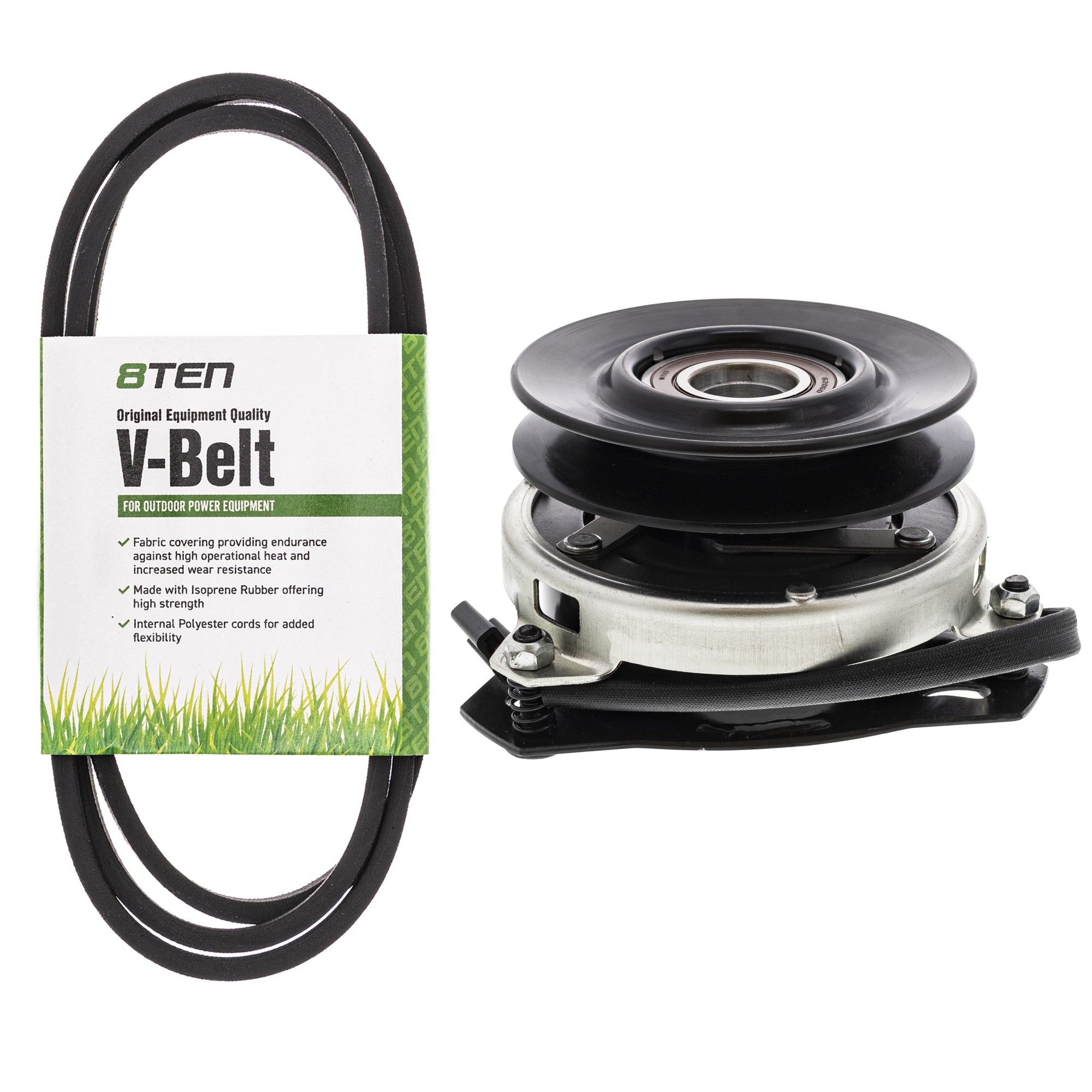 Electric PTO Clutch & Belt Kit for Xtreme Warner Stens Husqvarna Poulan Craftsman AYP 8TEN MK1006326