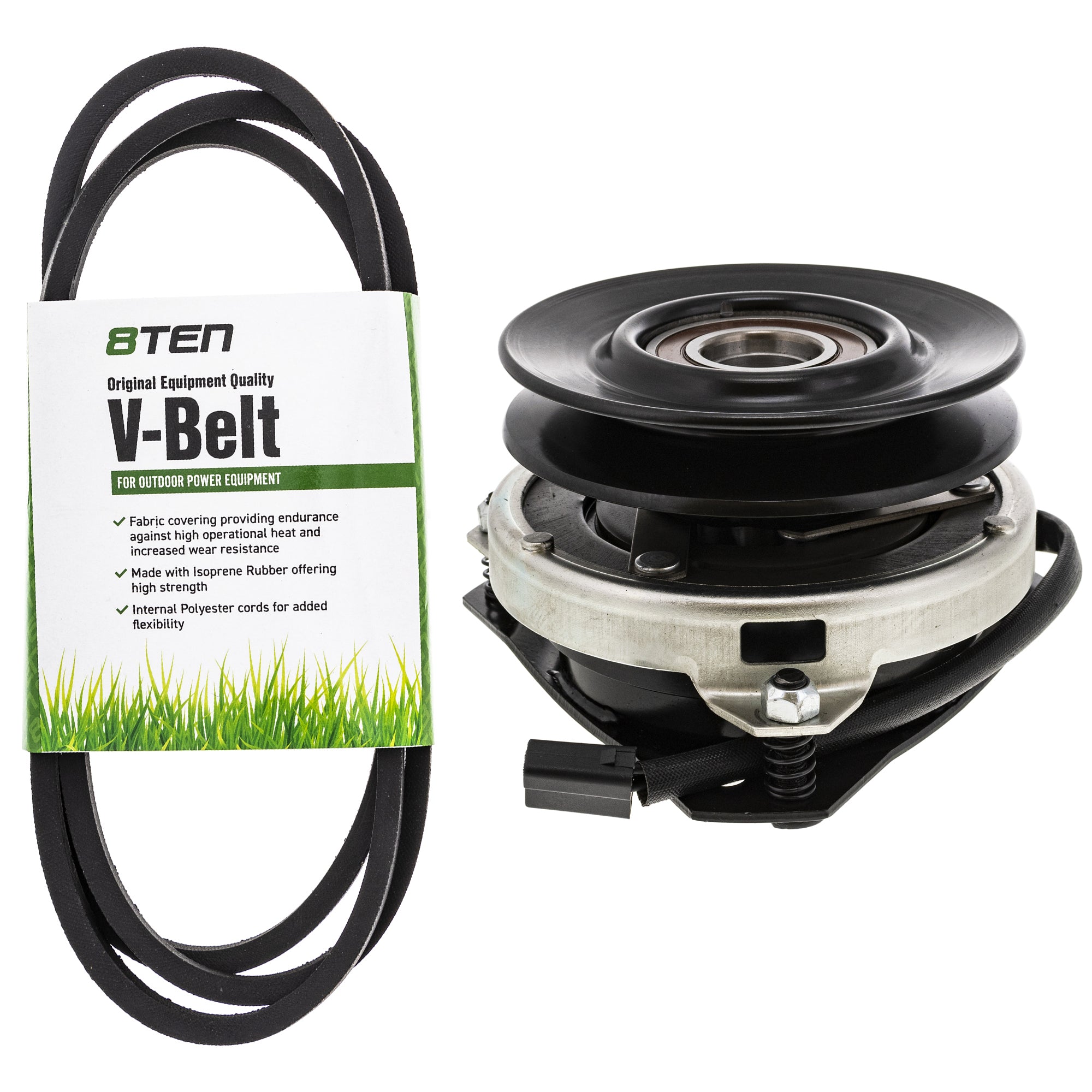 Electric PTO Clutch & Belt Kit for Xtreme Warner Stens Oregon MTD Cub Cadet Troy-Bilt 8TEN MK1006328