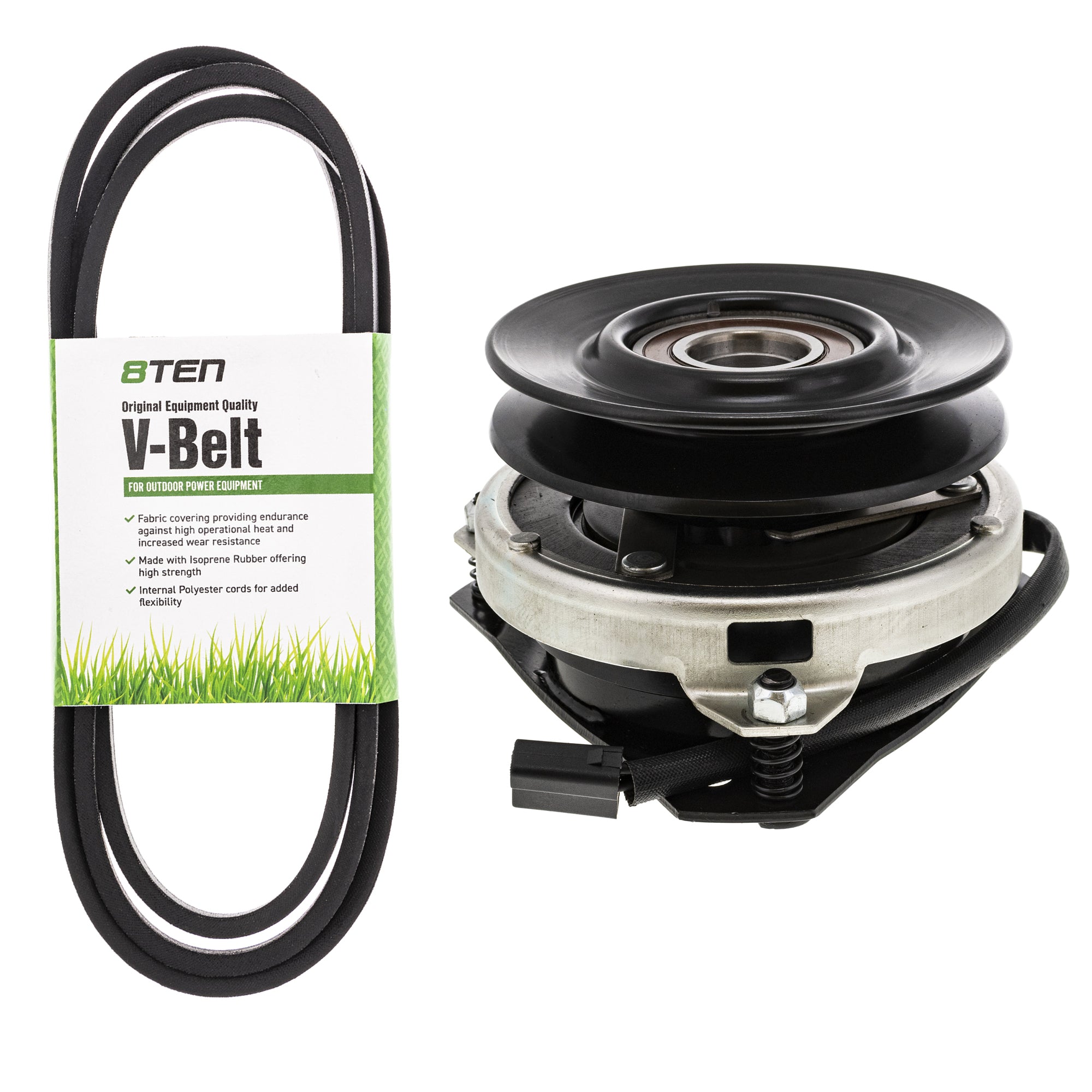 Electric PTO Clutch & Belt Kit for Xtreme Warner Stens Oregon MTD Cub Cadet Troy-Bilt 8TEN MK1006331