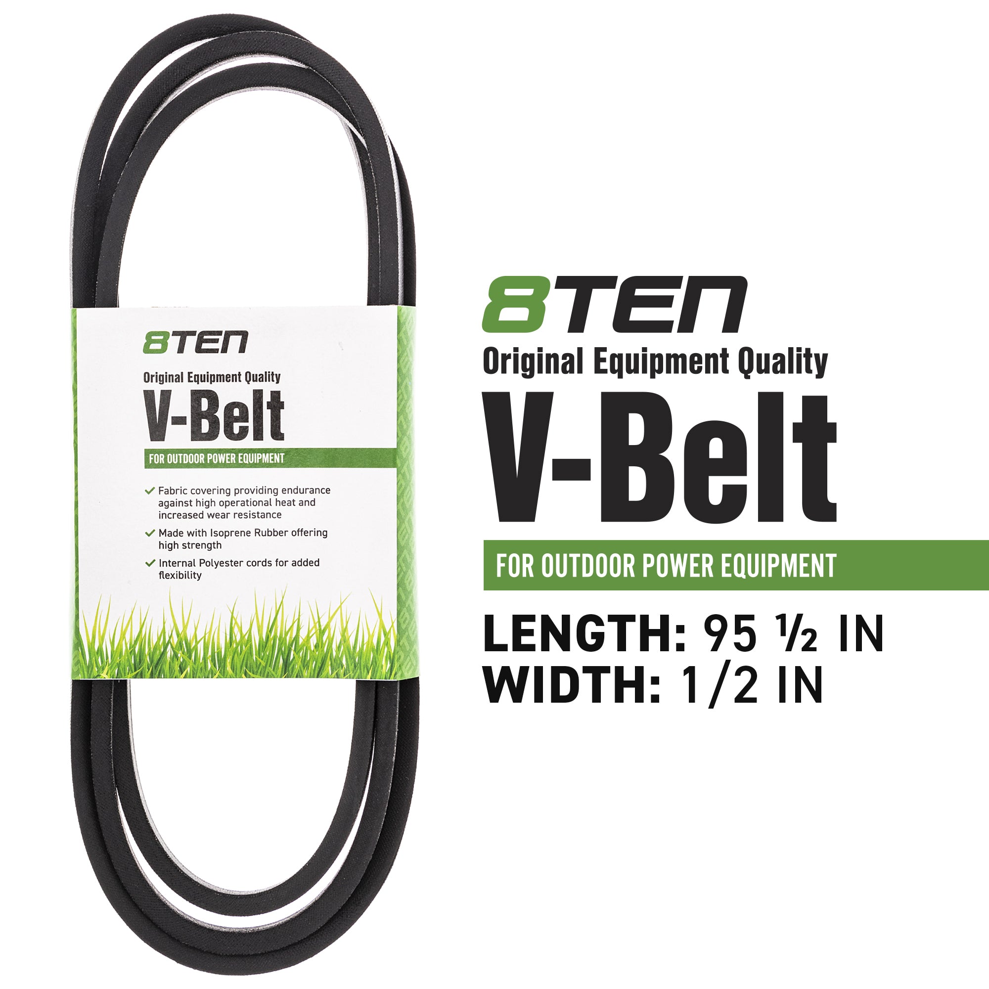 8TEN MK1006332 Clutch Belt Kit for Xtreme Warner Stens Snapper