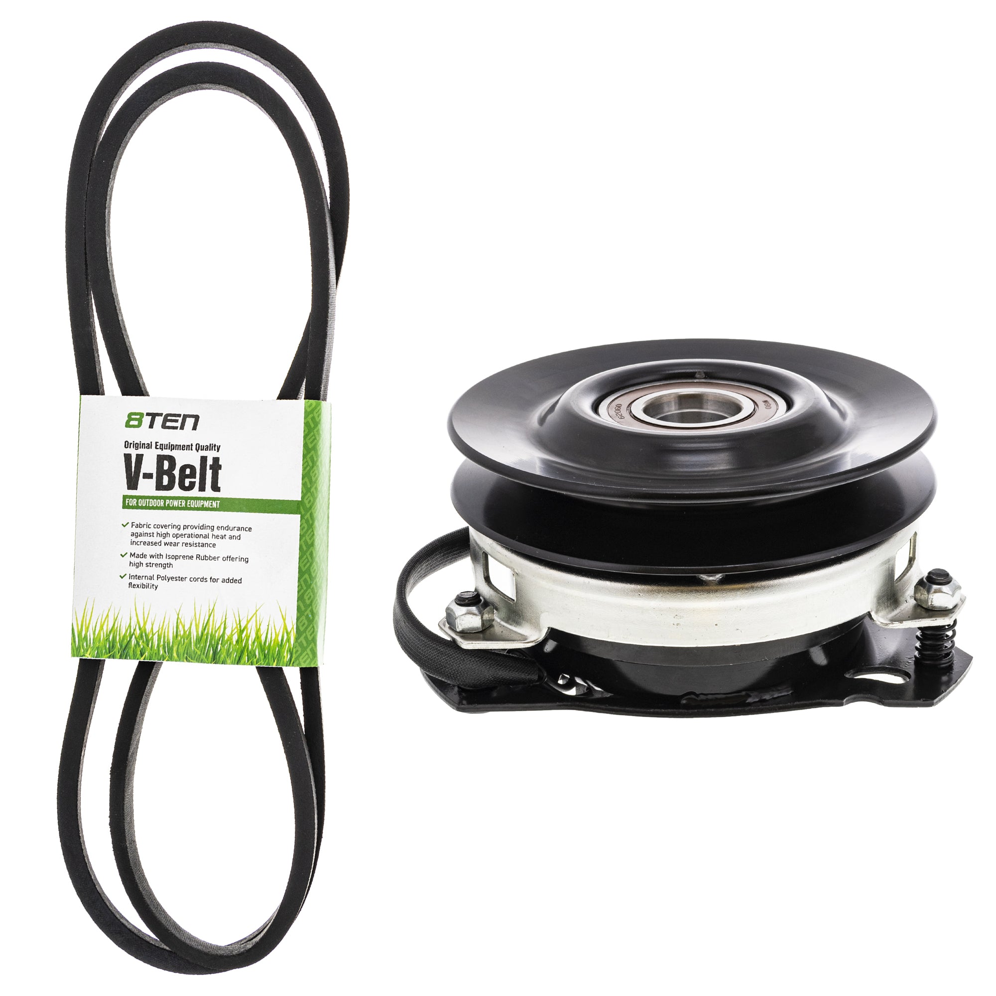 Electric PTO Clutch & Belt Kit for Xtreme Warner Stens Oregon Husqvarna Poulan Craftsman 8TEN MK1006333