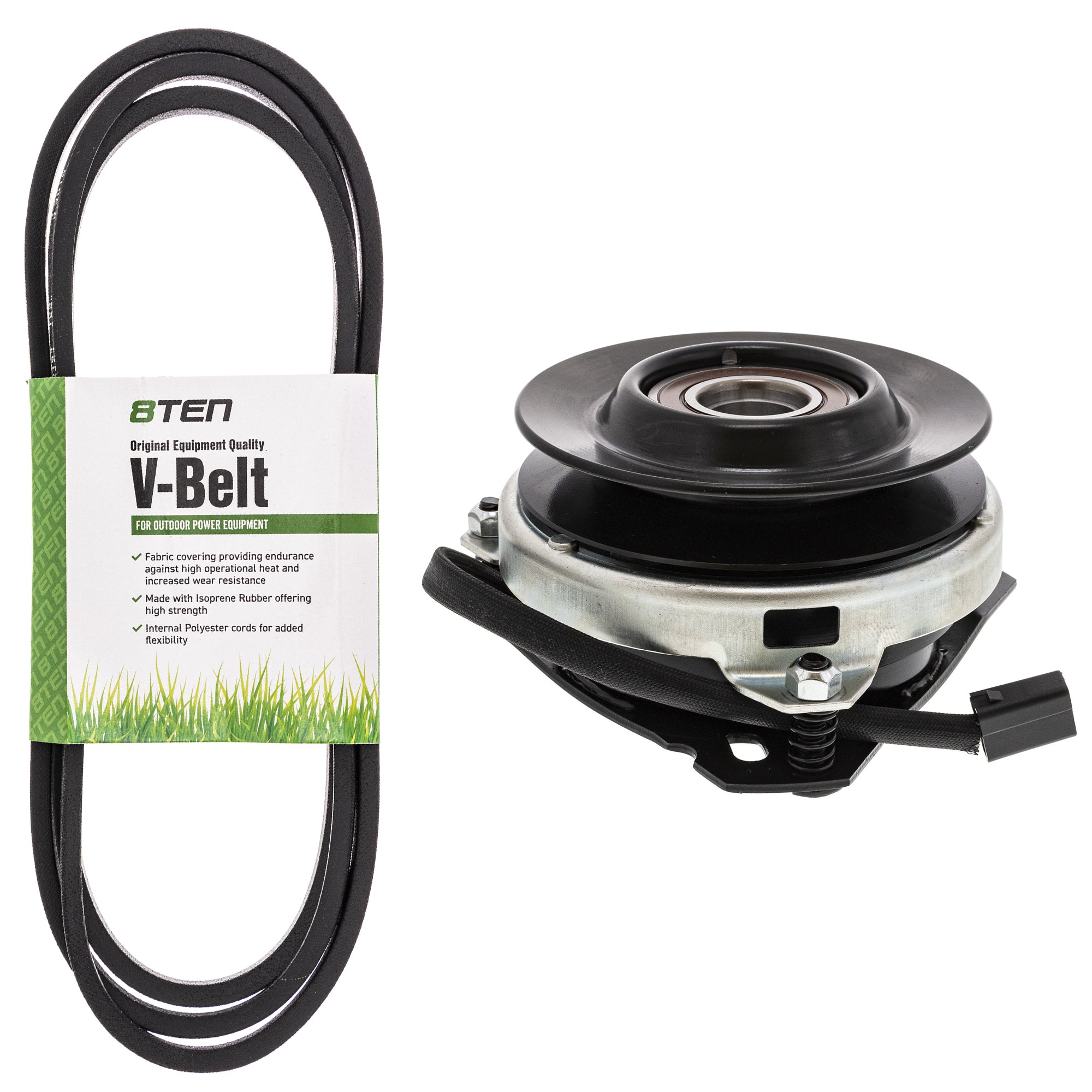 Electric PTO Clutch & Belt Kit for Xtreme Warner Toro Exmark-WHEELHORSE Toro Exmark Stens 8TEN MK1006339