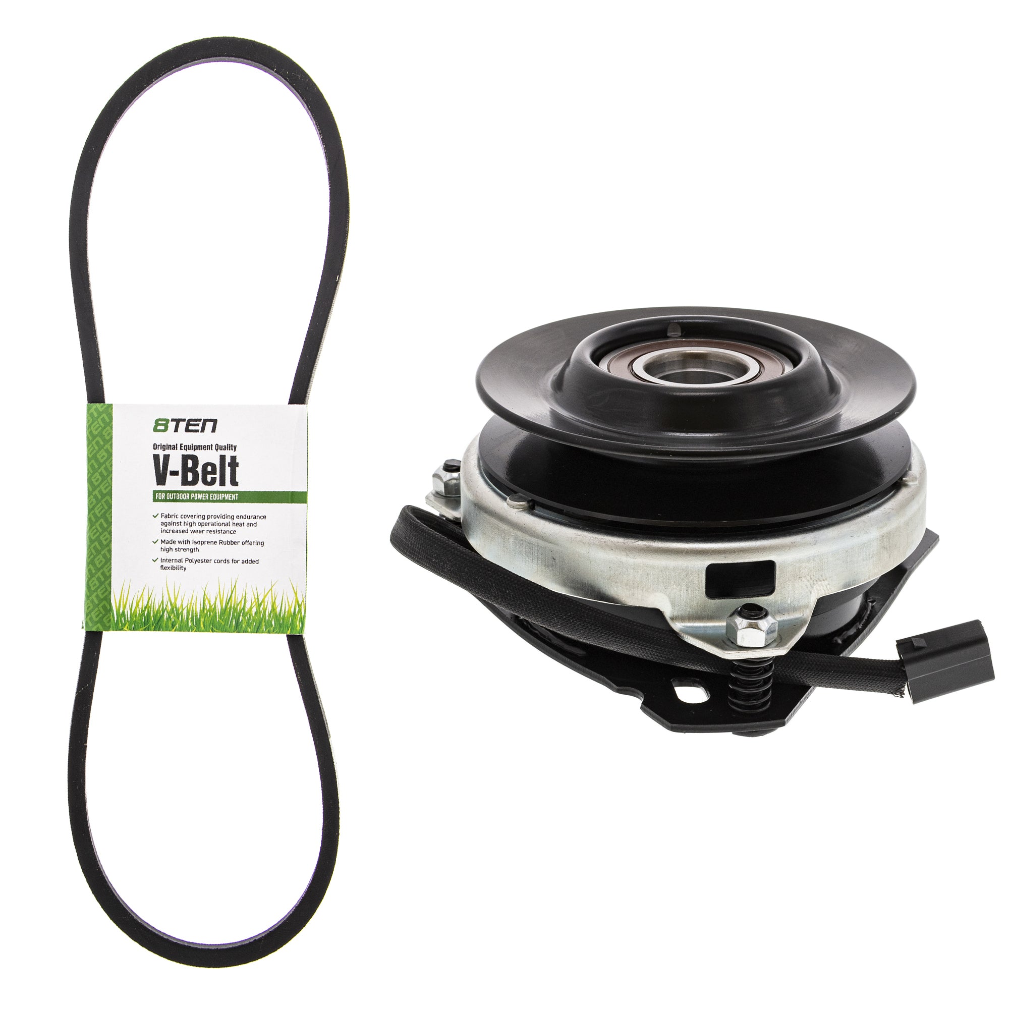 Electric PTO Clutch & Belt Kit for Xtreme Warner Toro Exmark-WHEELHORSE Toro Exmark Stens 8TEN MK1006341
