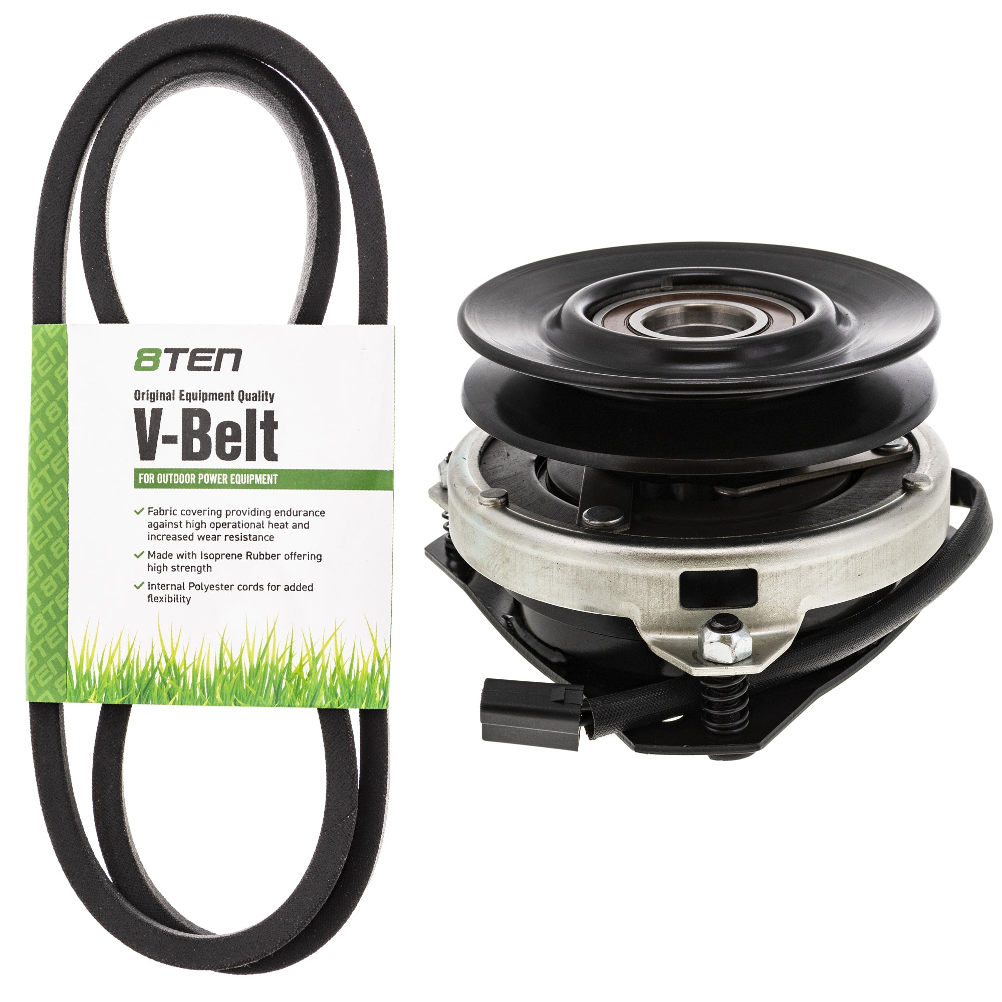 Electric PTO Clutch & Belt Kit for Xtreme Warner Stens Oregon MTD Cub Cadet Troy-Bilt 8TEN MK1006342