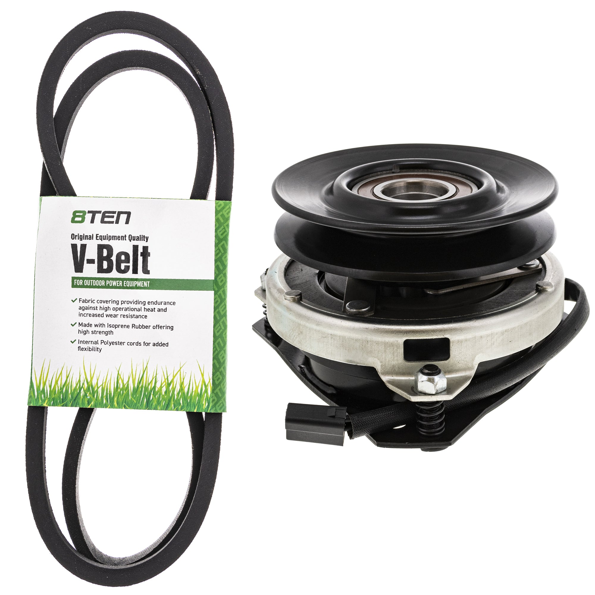 Electric PTO Clutch & Belt Kit for Xtreme Warner Stens Oregon MTD Cub Cadet Troy-Bilt 8TEN MK1006343