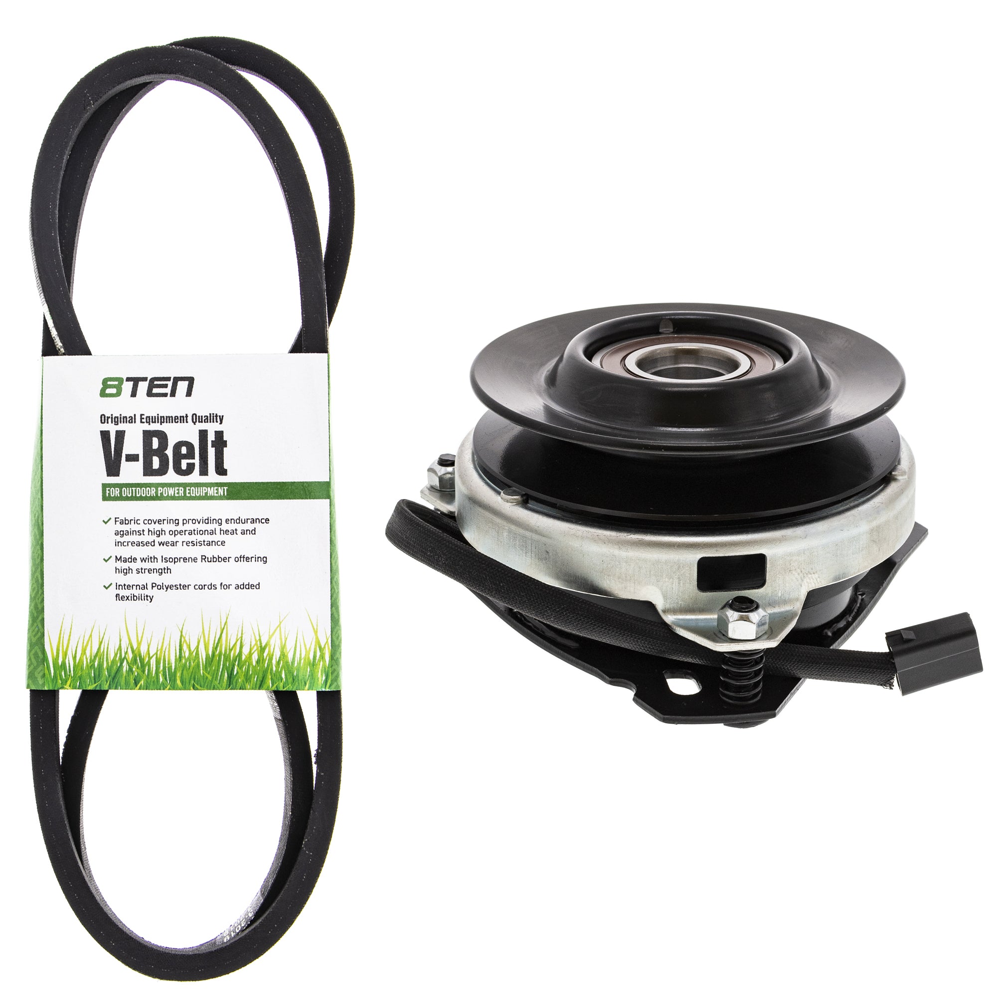 Electric PTO Clutch & Belt Kit for Xtreme Warner Toro Exmark-WHEELHORSE Toro Exmark Stens 8TEN MK1006344