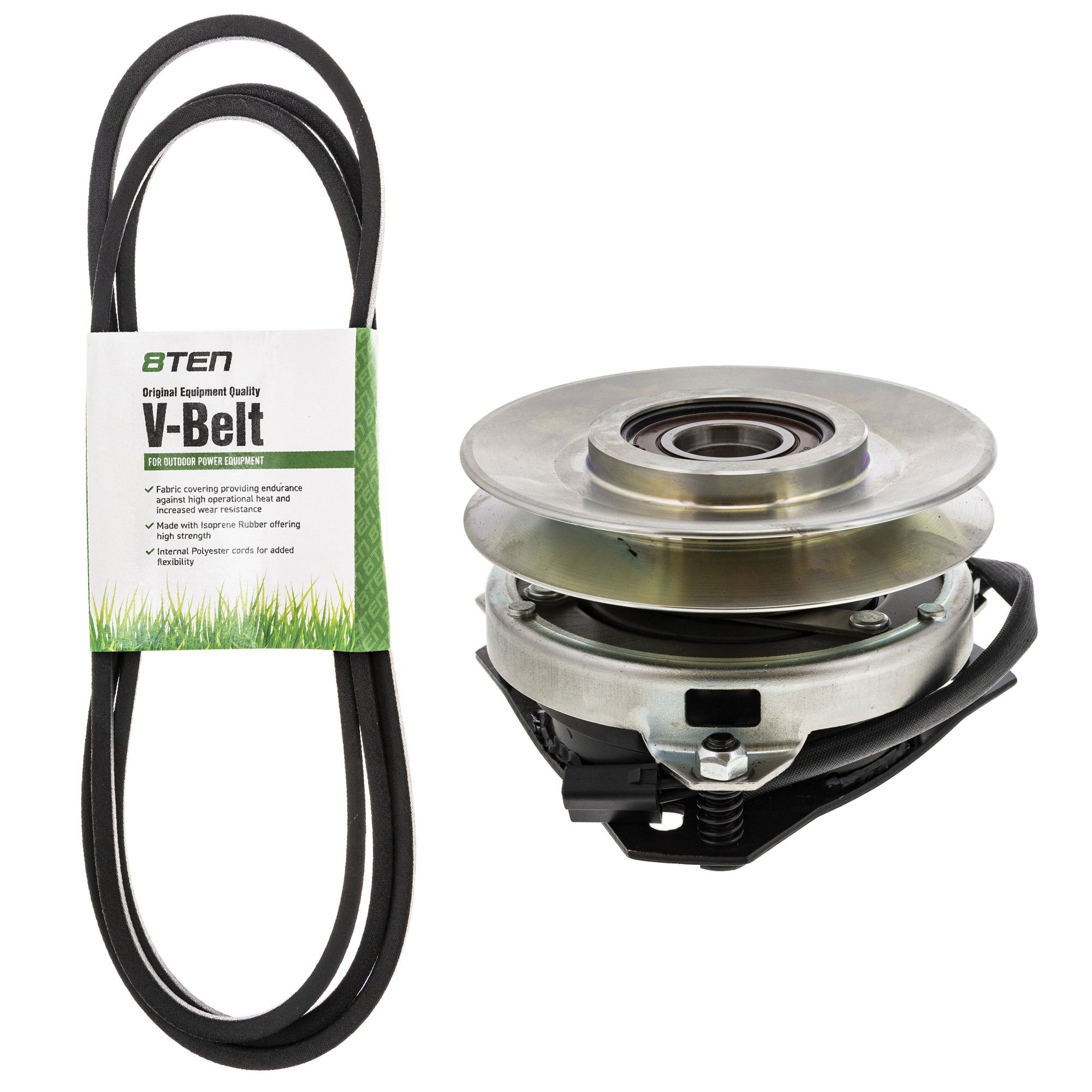 Electric PTO Clutch & Belt Kit for Xtreme Warner Stens Oregon MTD Cub Cadet Troy-Bilt 8TEN MK1006345