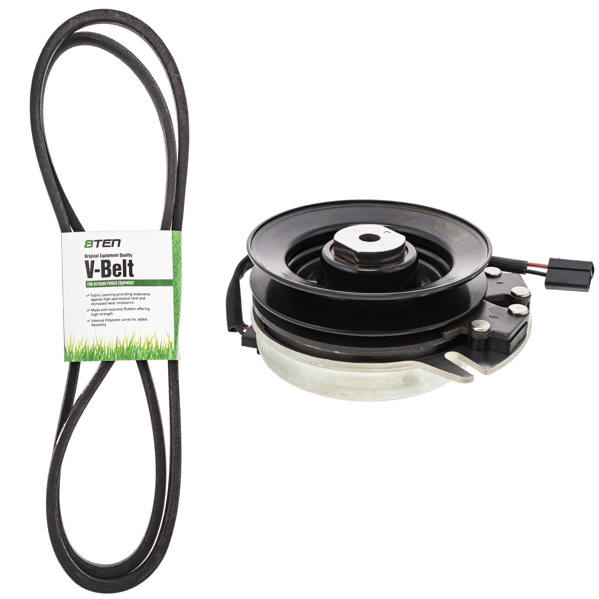 Electric PTO Clutch & Belt Kit for Xtreme Warner Stens MTD Cub Cadet Troy-Bilt Cadet 8TEN MK1006348