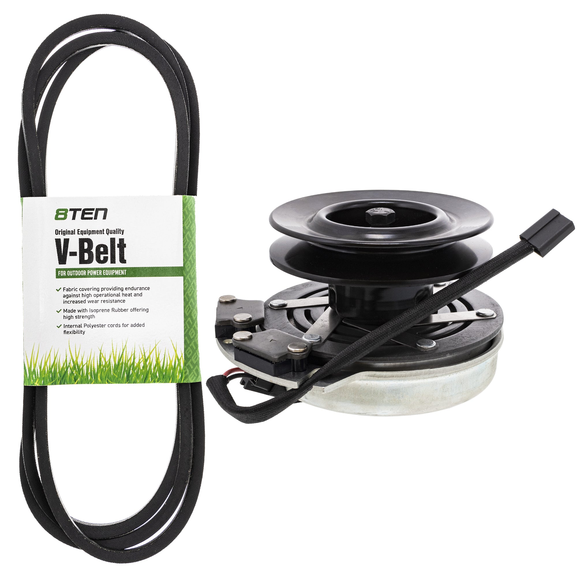 Electric PTO Clutch & Belt Kit for Xtreme Warner Stens Oregon MTD Cub Cadet Troy-Bilt 8TEN MK1006353