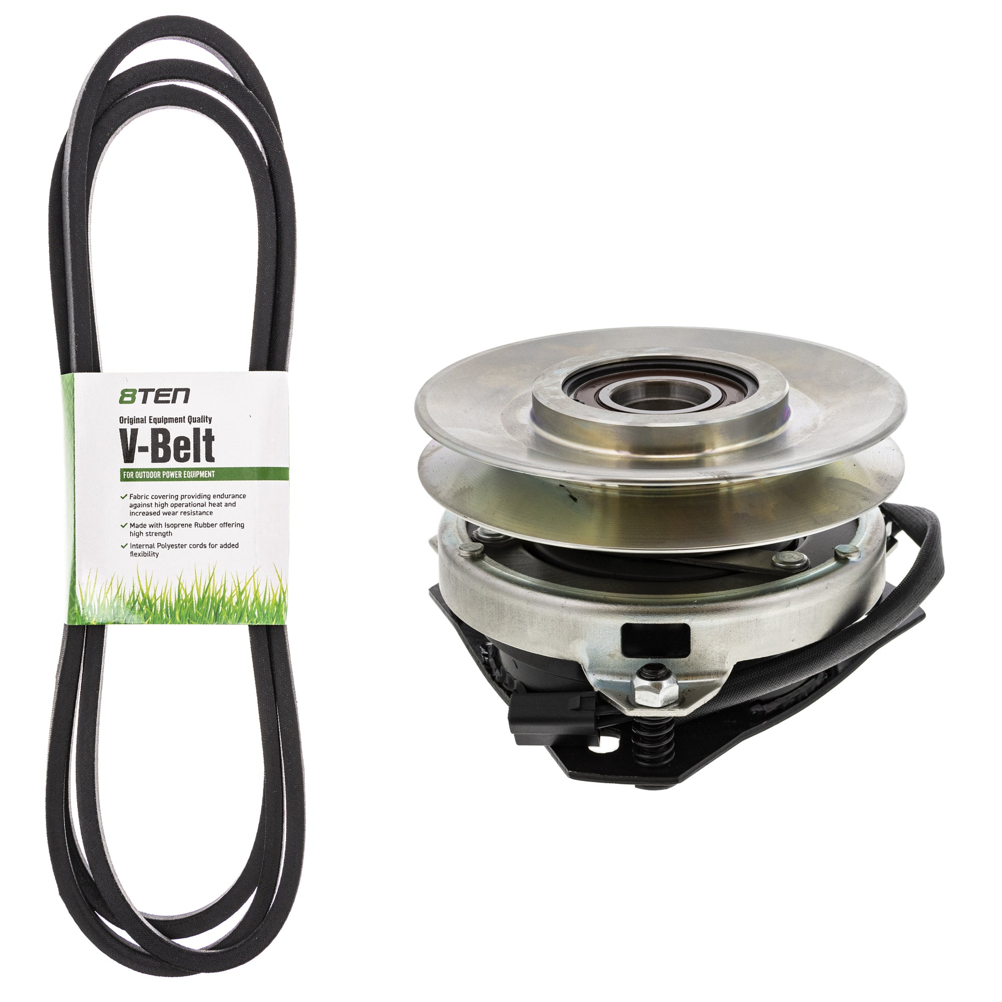 Electric PTO Clutch & Belt Kit for zOTHER Xtreme Warner Toro Exmark Stens Oregon MTD Cub 8TEN MK1006360