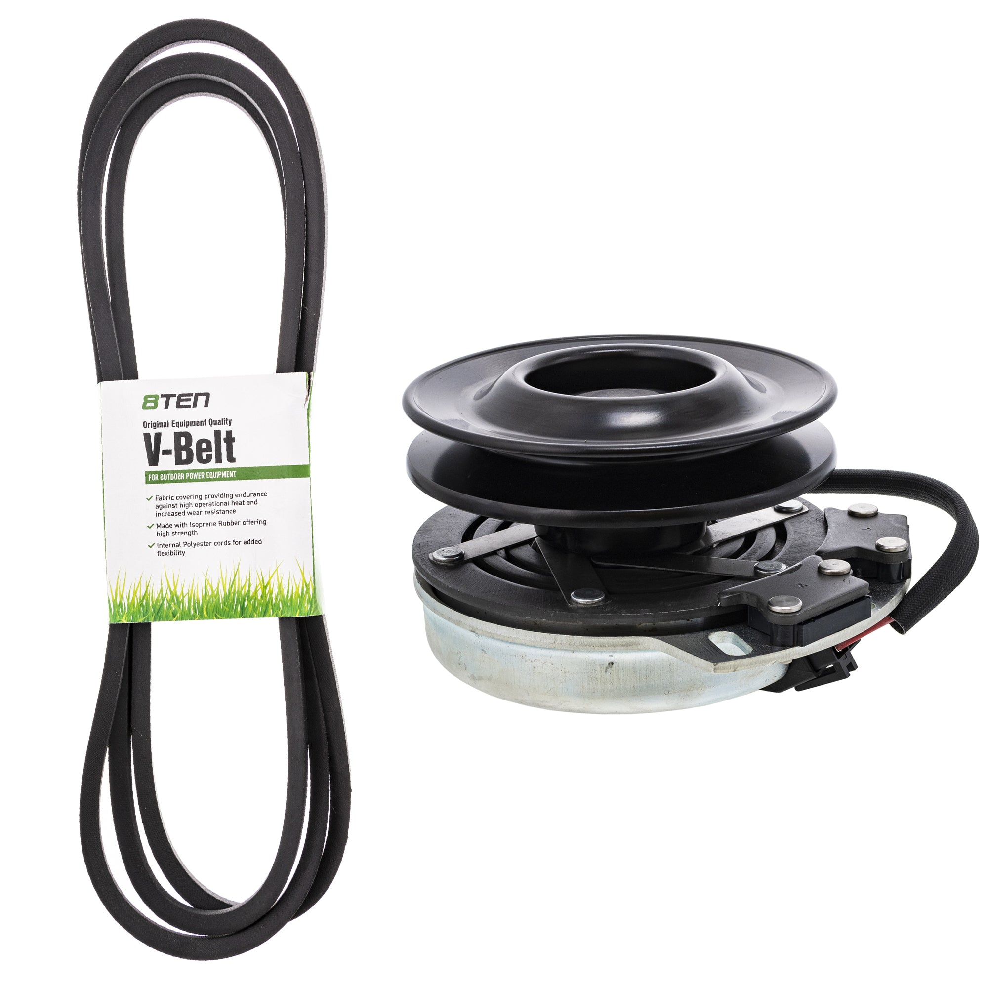 Electric PTO Clutch & Belt Kit for Xtreme Warner Stens Oregon MTD Cub Cadet Troy-Bilt 8TEN MK1006366