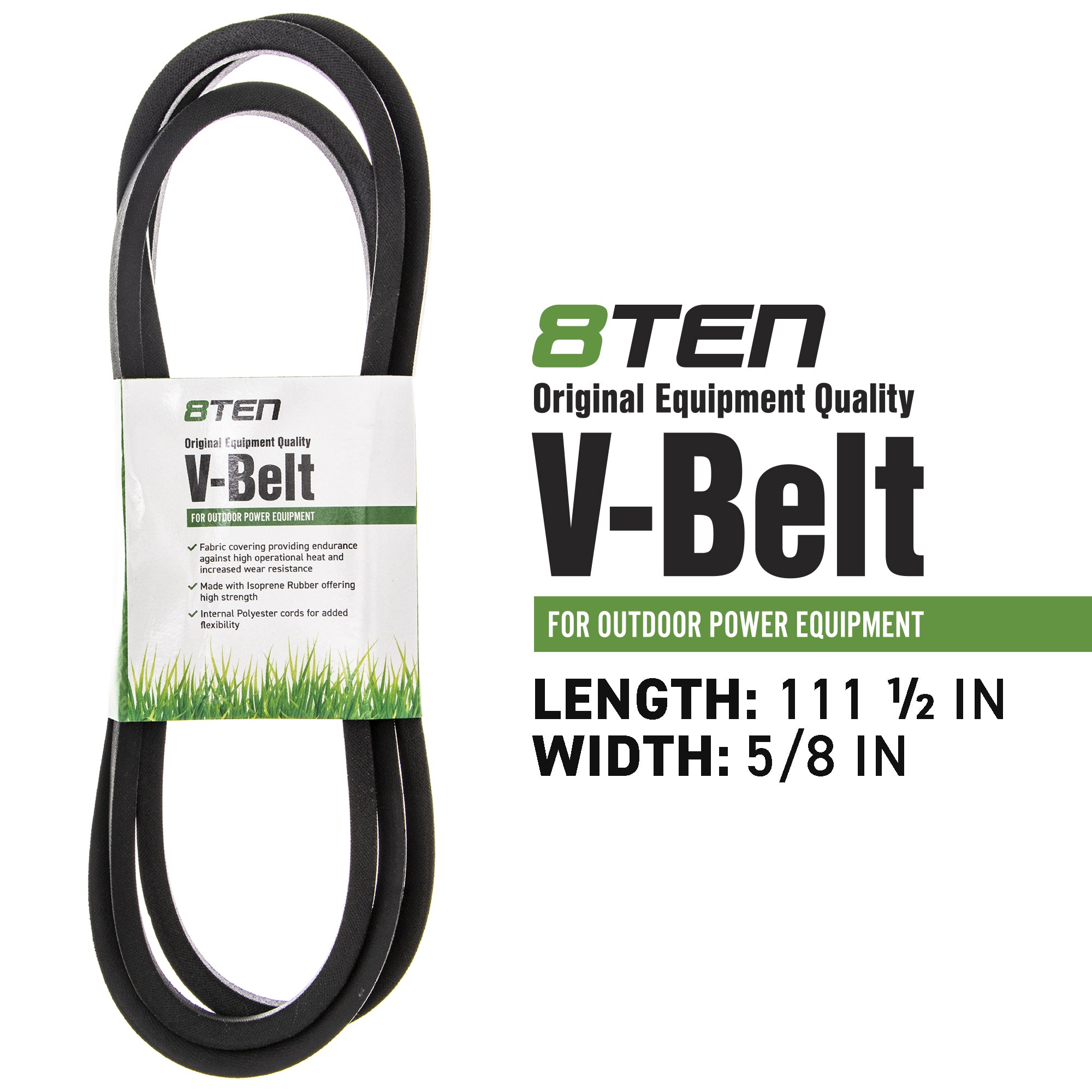 8TEN MK1006367 Clutch Belt Kit for Xtreme Warner Stens Rotary MTD