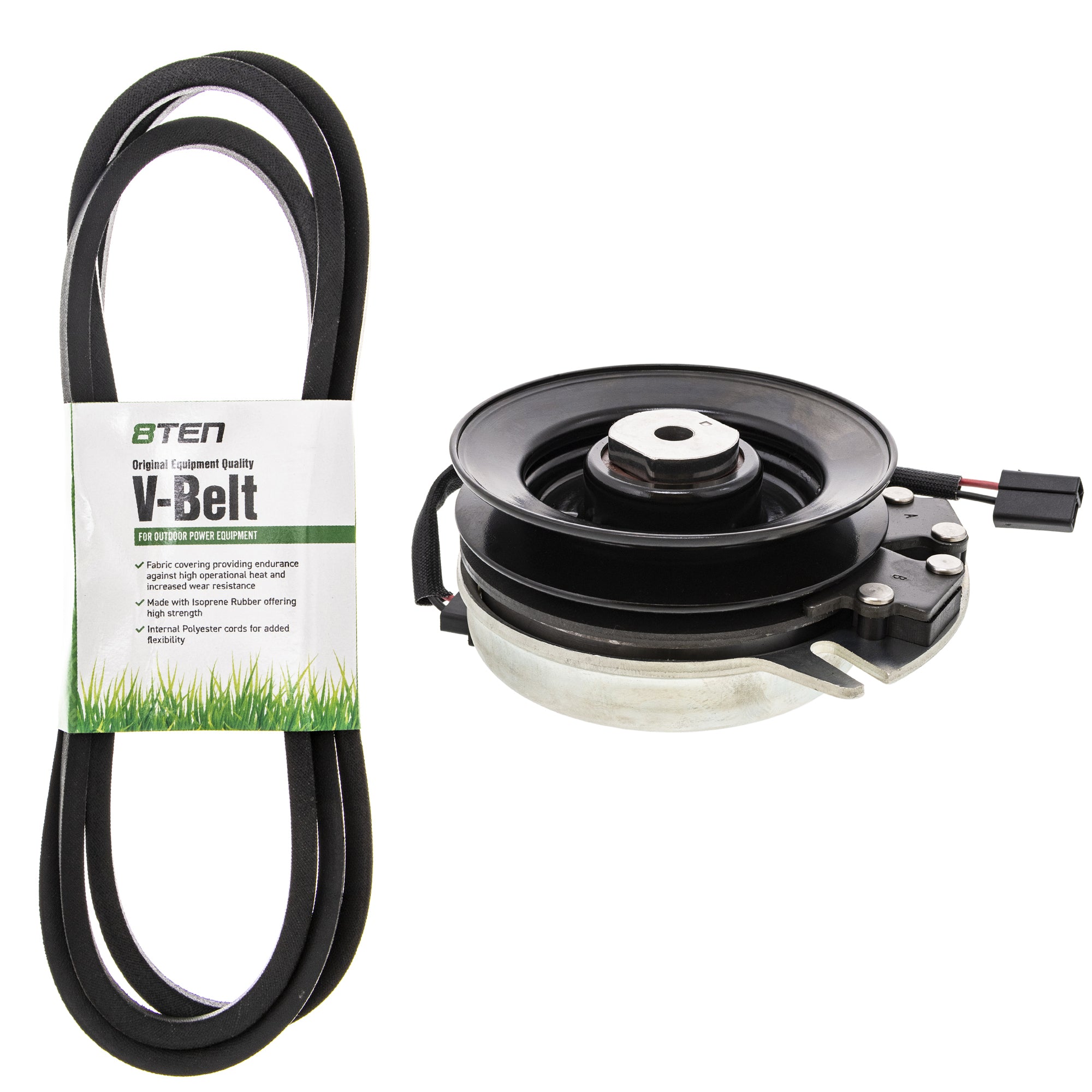 Electric PTO Clutch & Belt Kit for Xtreme Warner Stens MTD Cub Cadet Troy-Bilt Cadet 8TEN MK1006368