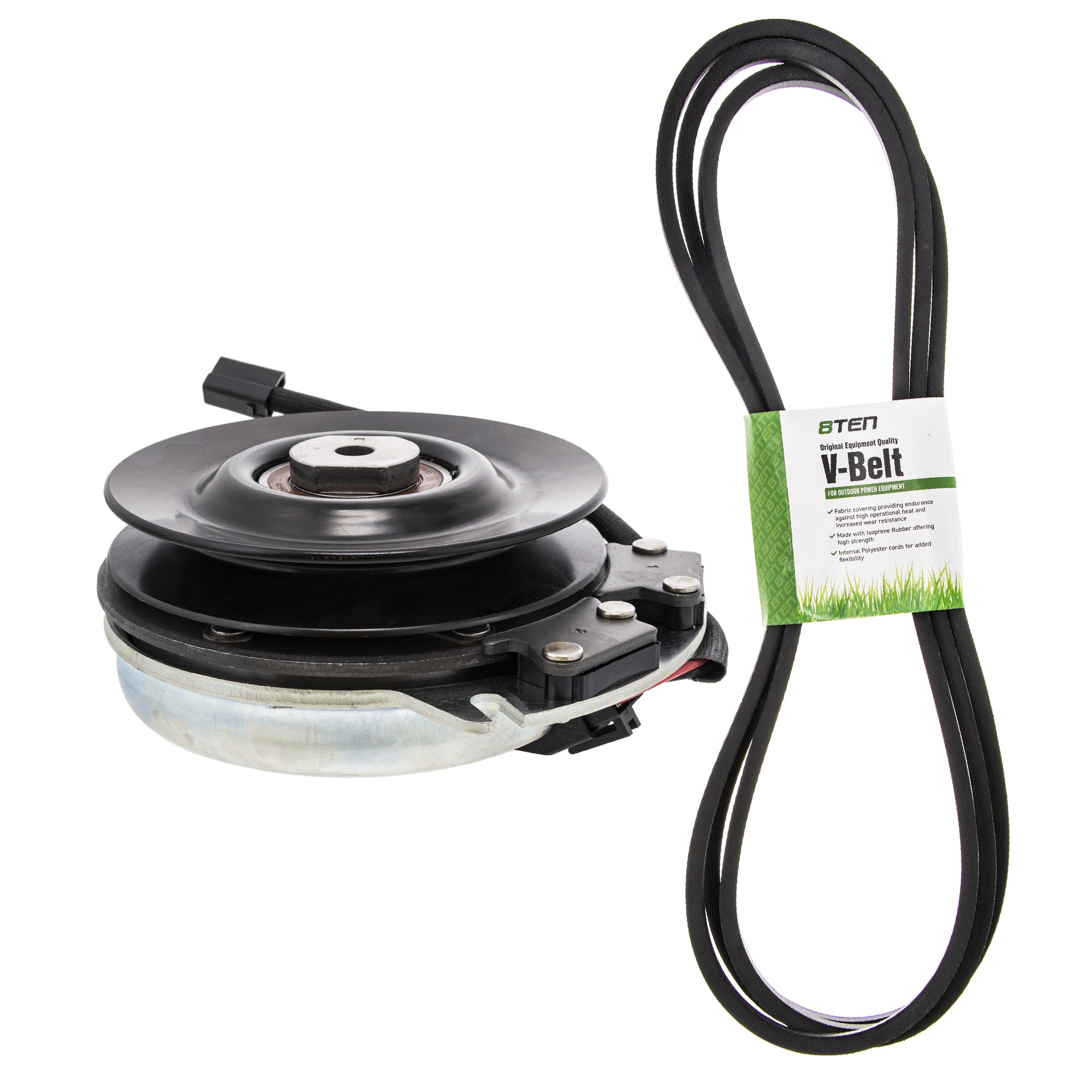 Electric PTO Clutch & Belt Kit for Xtreme Warner Stens Roper iZC5223 iZC5221 iZ6125 iZ4821 8TEN MK1006373