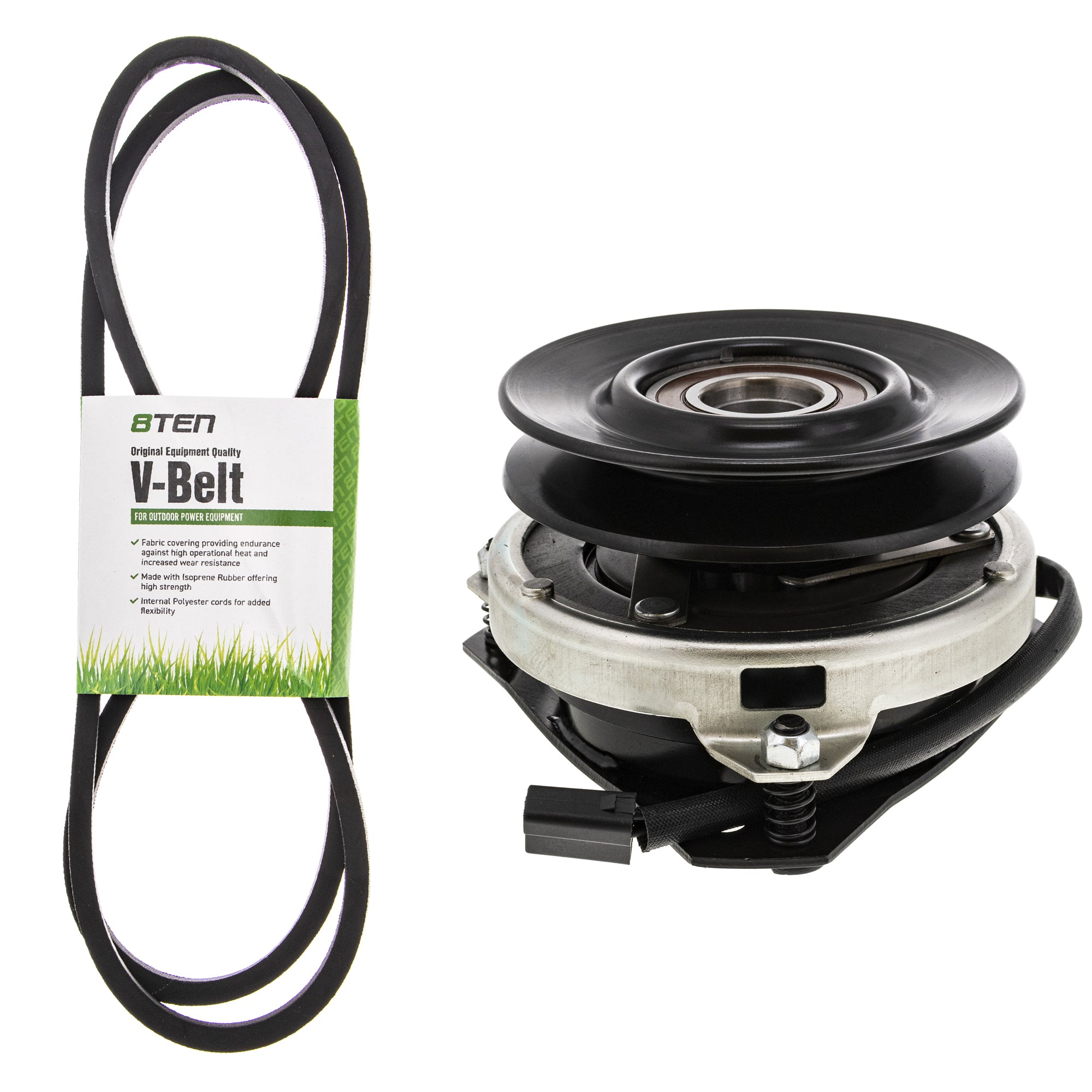 Electric PTO Clutch & Belt Kit for Xtreme Warner Stens Oregon MTD Cub Cadet Troy-Bilt 8TEN MK1006379