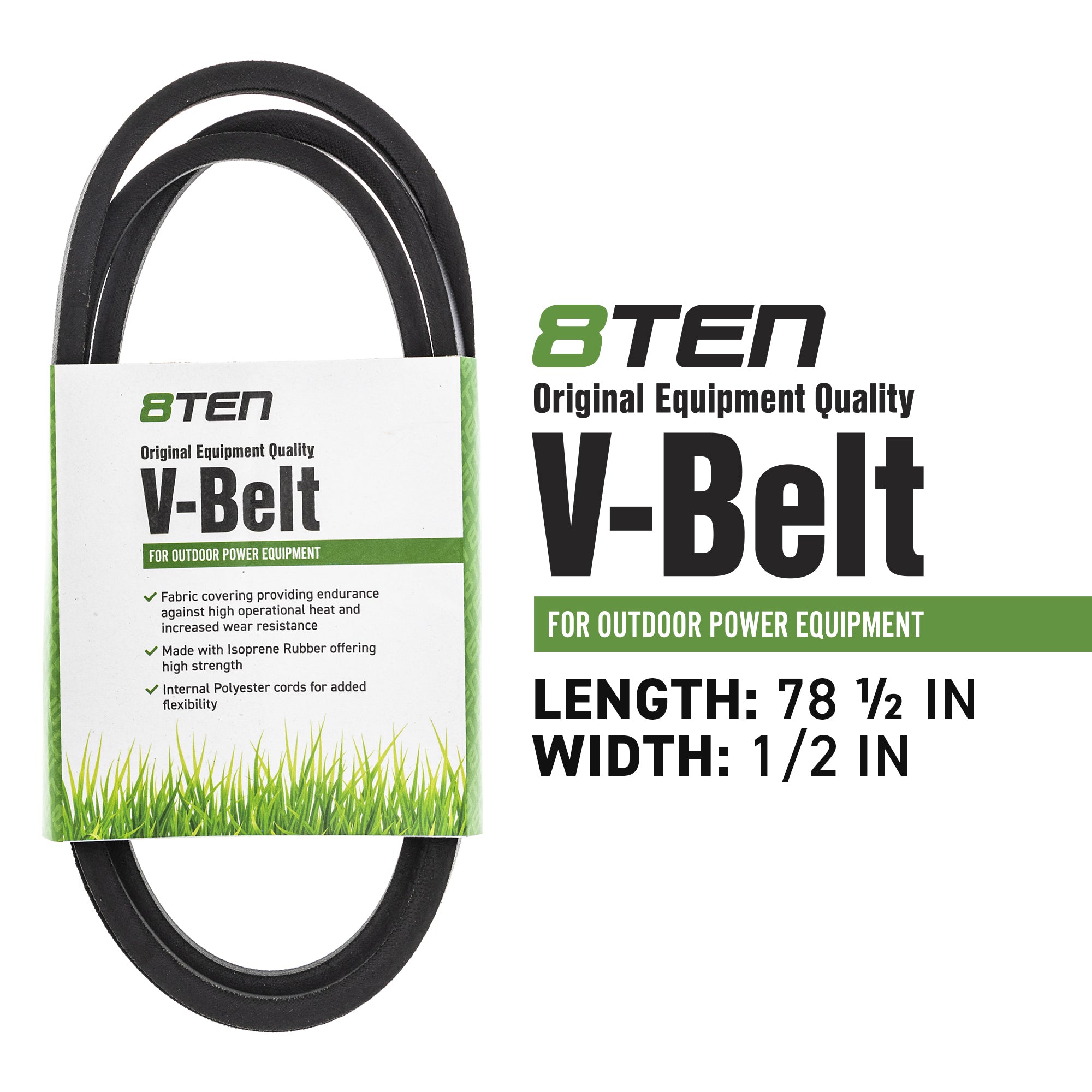 8TEN MK1006380 Clutch Belt Kit for Xtreme Warner Stens Snapper