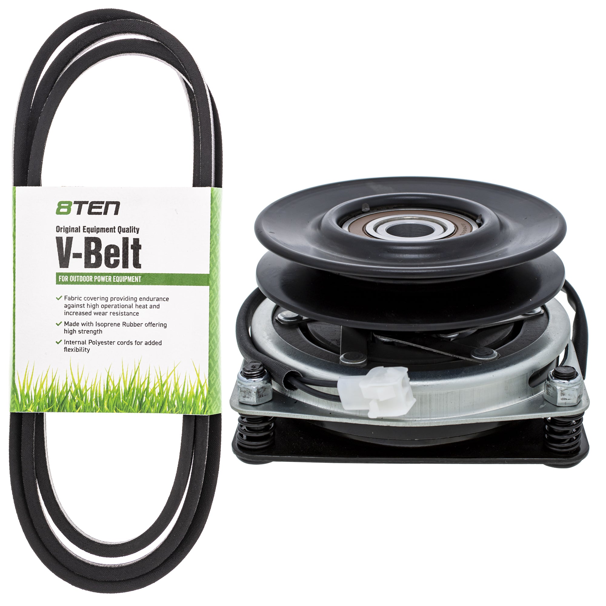 Electric PTO Clutch Belt Kit For Husqvarna Jonsered 8TEN