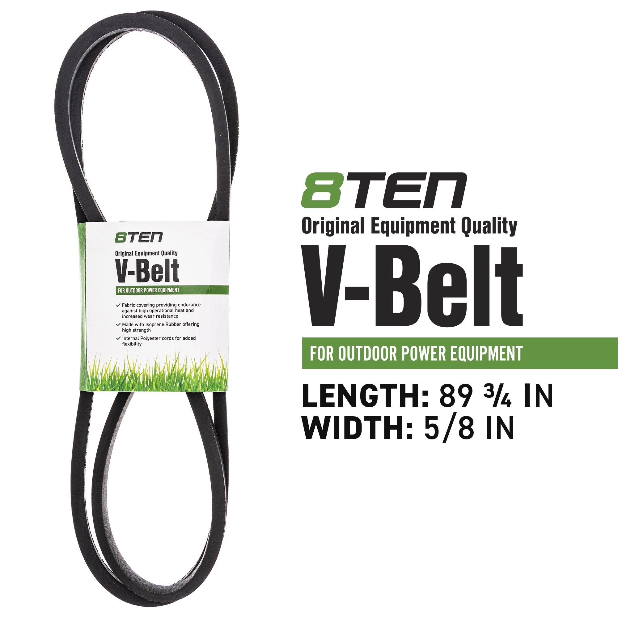 8TEN MK1006393 Clutch Belt Kit for Xtreme Warner Stens John Deere