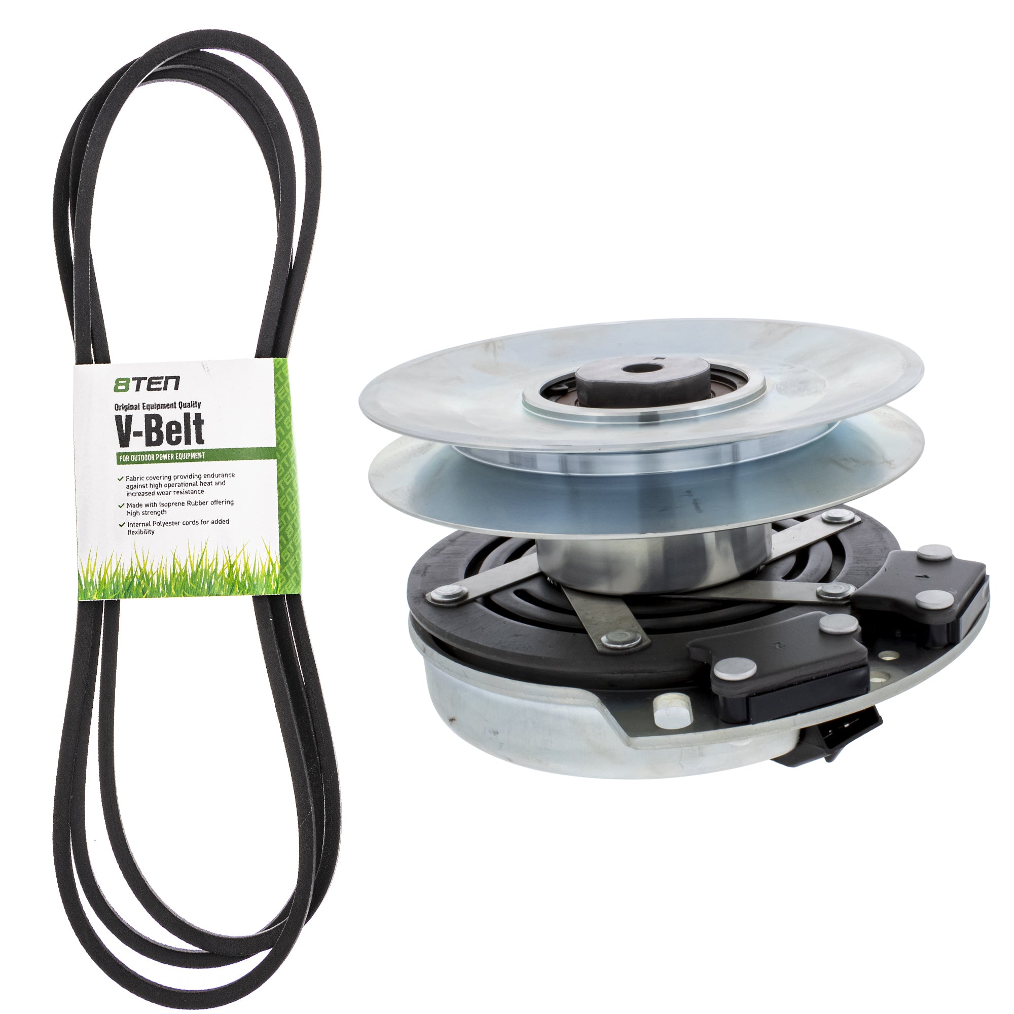 Electric PTO Clutch & Belt Kit for Xtreme Warner Stens John Deere Deere AM136115 5219-83 8TEN MK1006395