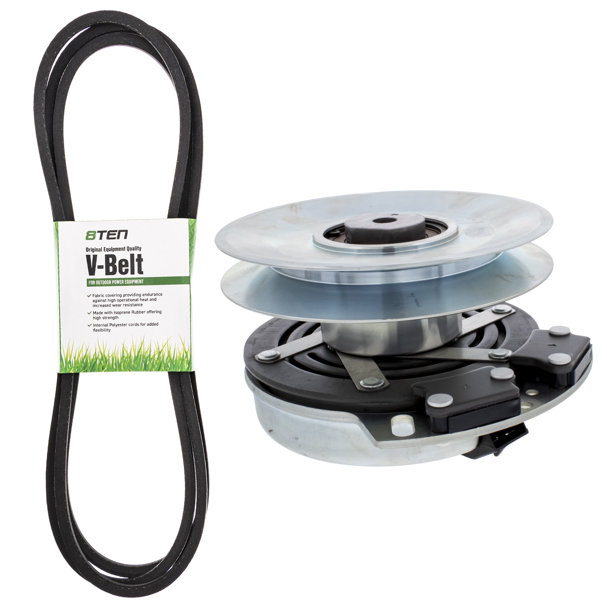 Electric PTO Clutch & Belt Kit for Xtreme Warner Stens John Deere Deere AM136115 5219-83 8TEN MK1006396