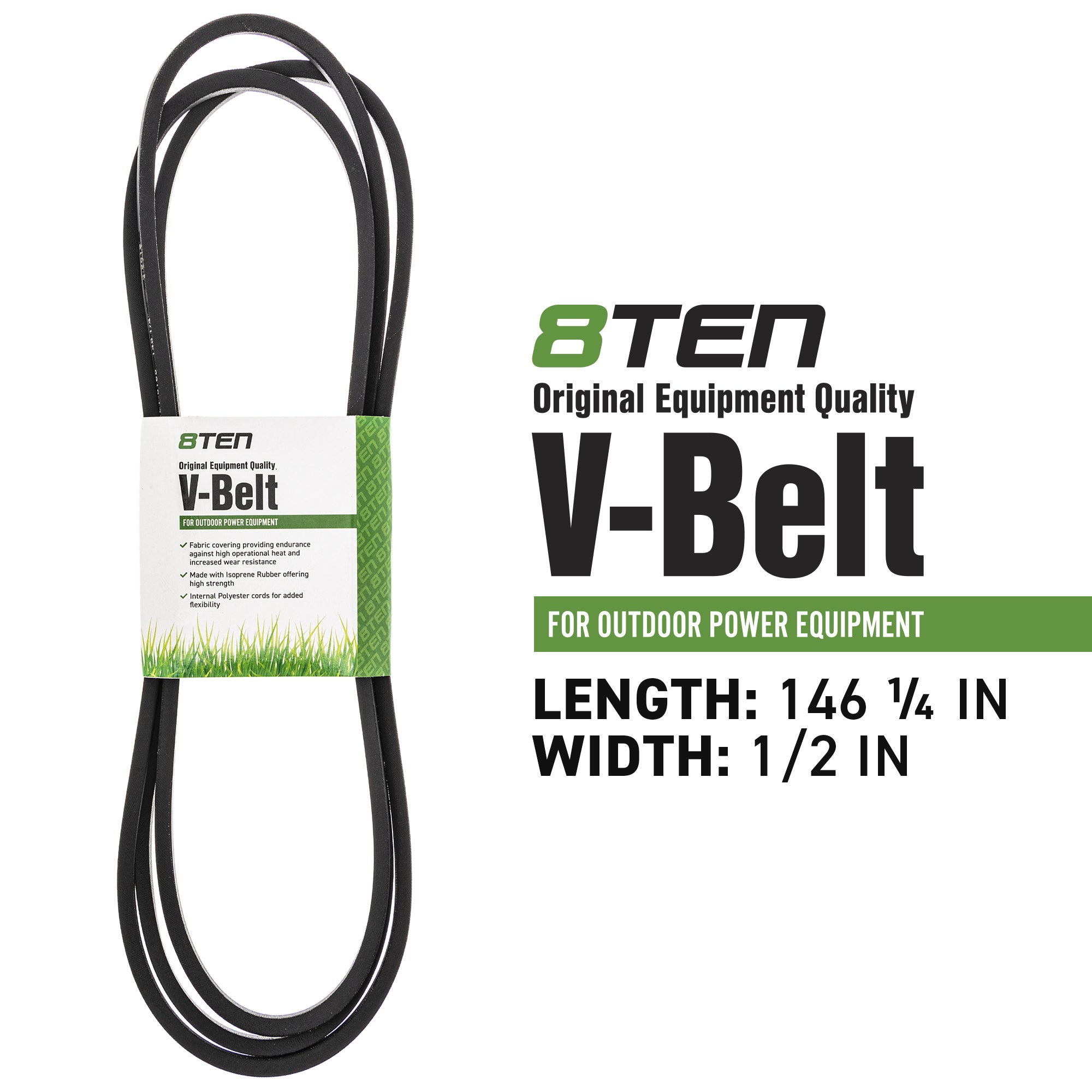 8TEN MK1006397 Clutch Belt Kit for Xtreme Warner Stens John Deere