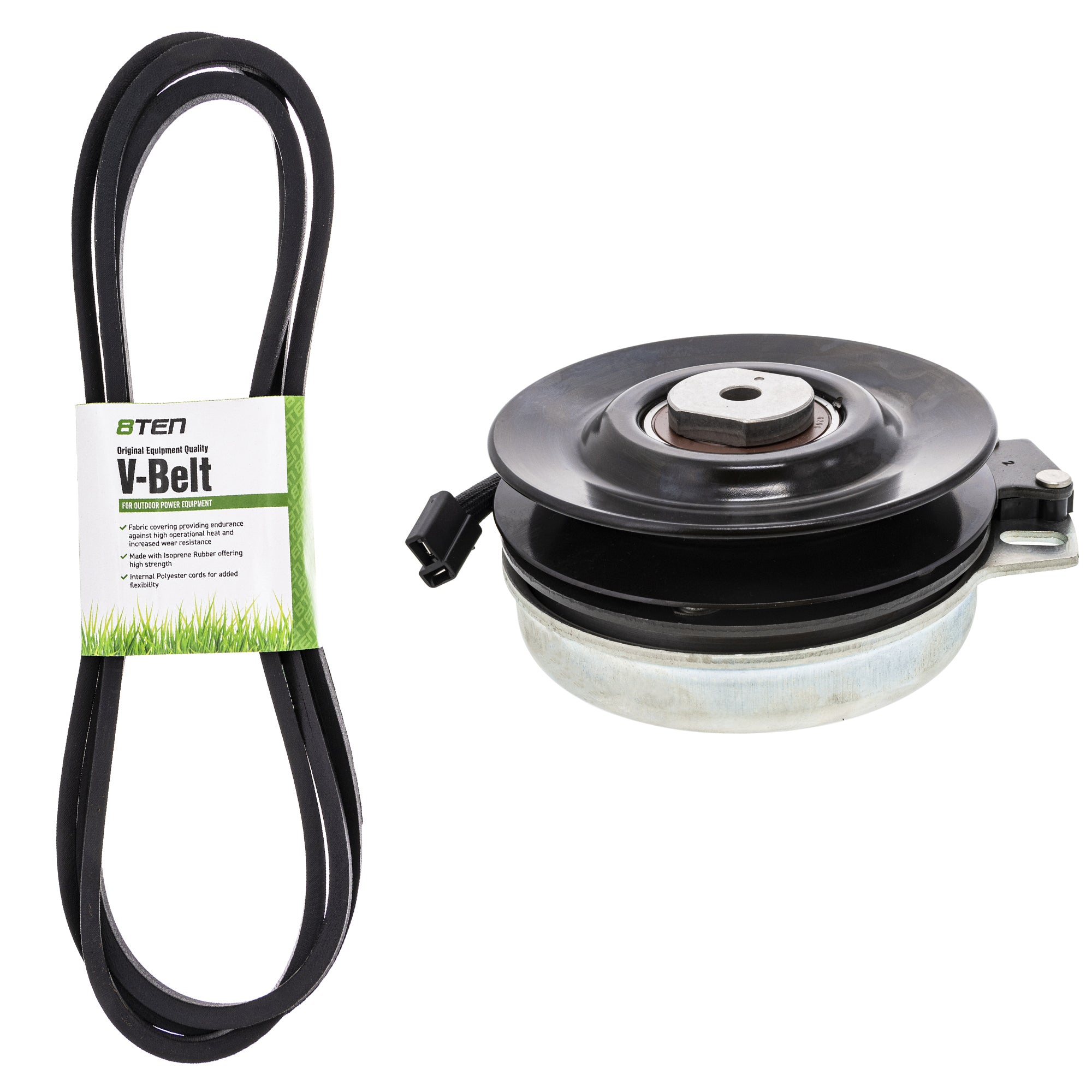 Electric PTO Clutch & Belt Kit for Xtreme Warner Stens John Deere Deere TCA14535 5219-32 8TEN MK1006404