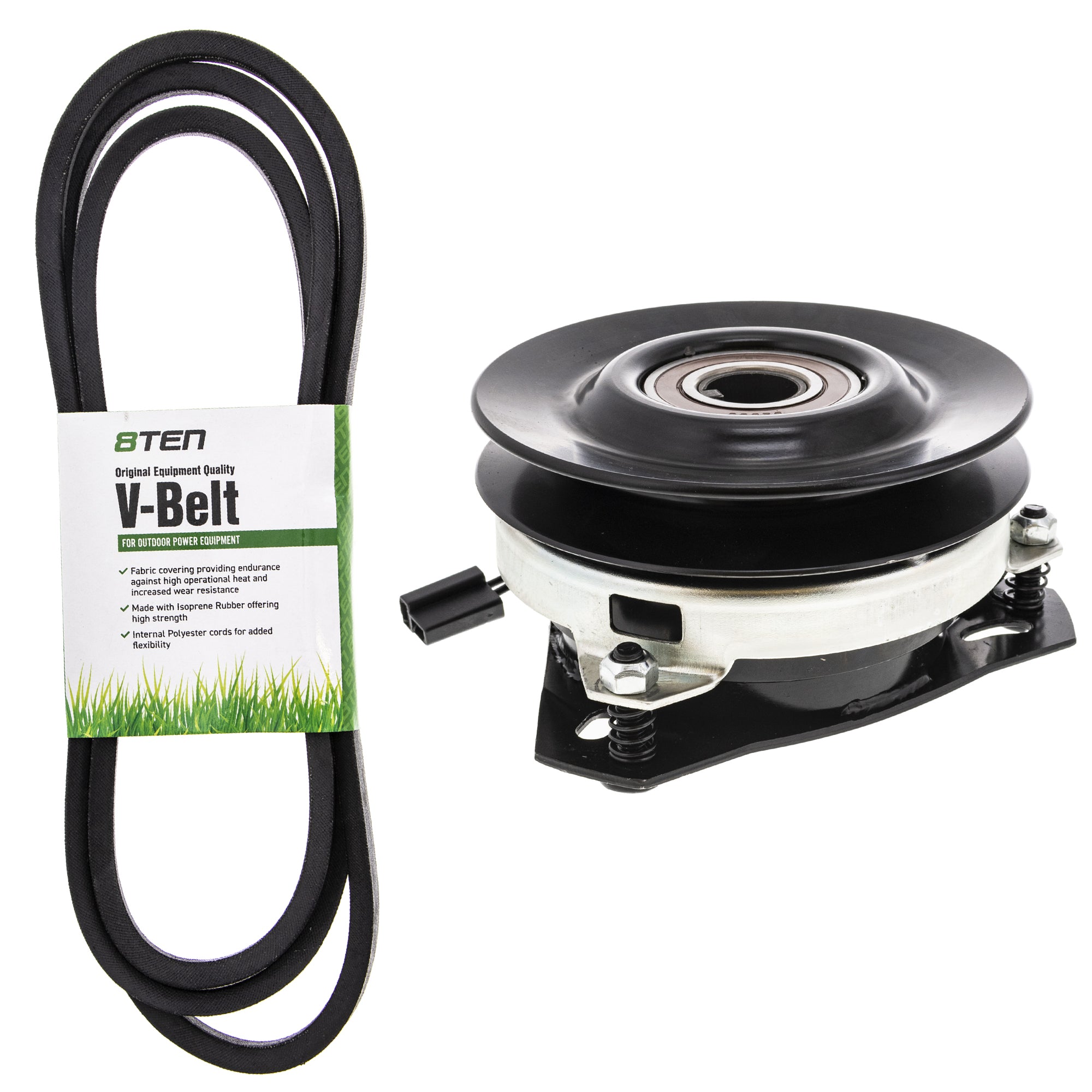 Electric PTO Clutch & Belt Kit for zOTHER Xtreme Warner Toro Exmark Tecumseh Stens Snapper 8TEN MK1006406
