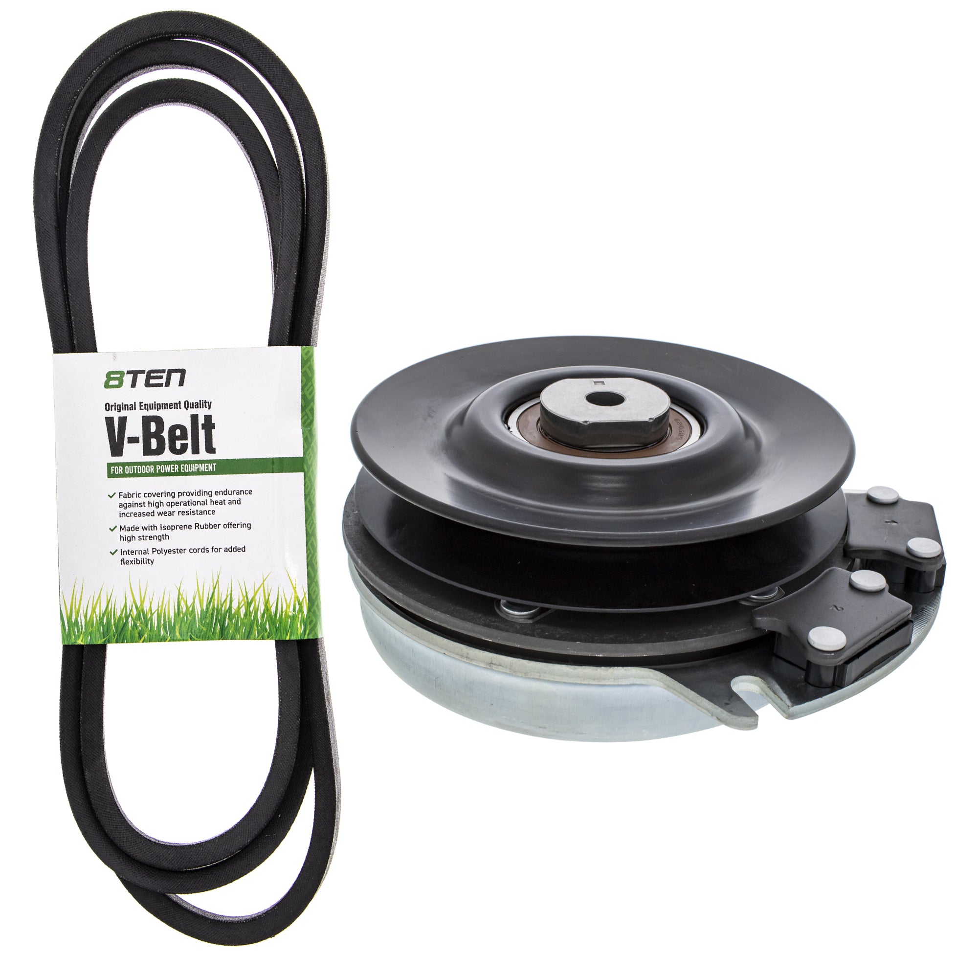 Electric PTO Clutch & Belt Kit for zOTHER Xtreme Warner Toro Exmark Tecumseh Stens Rotary 8TEN MK1006407