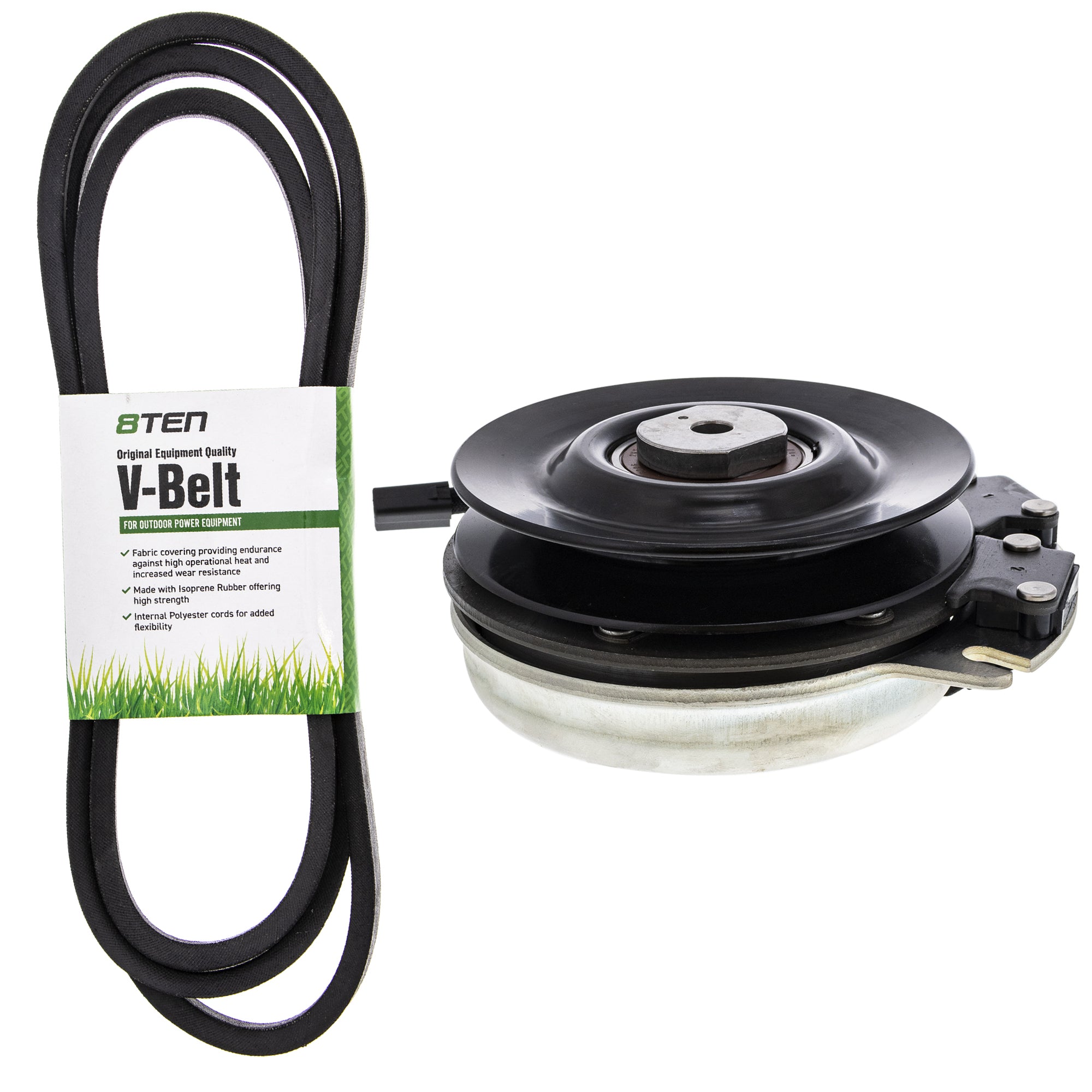Electric PTO Clutch & Belt Kit for zOTHER Xtreme Warner Toro Exmark Tecumseh Stens Oregon 8TEN MK1006408