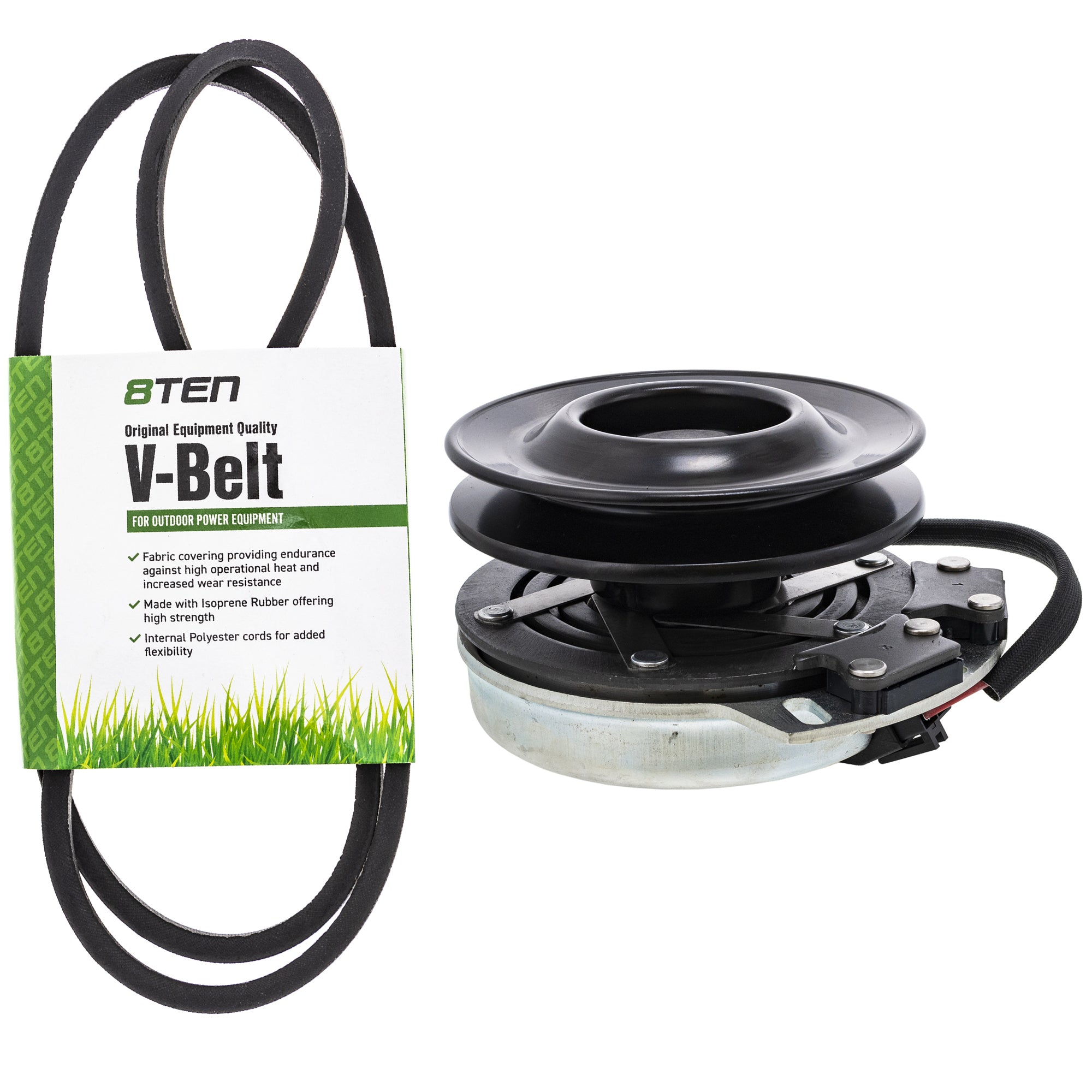 Electric PTO Clutch & Belt Kit for Xtreme Warner Stens Oregon MTD Cub Cadet Troy-Bilt 8TEN MK1006429