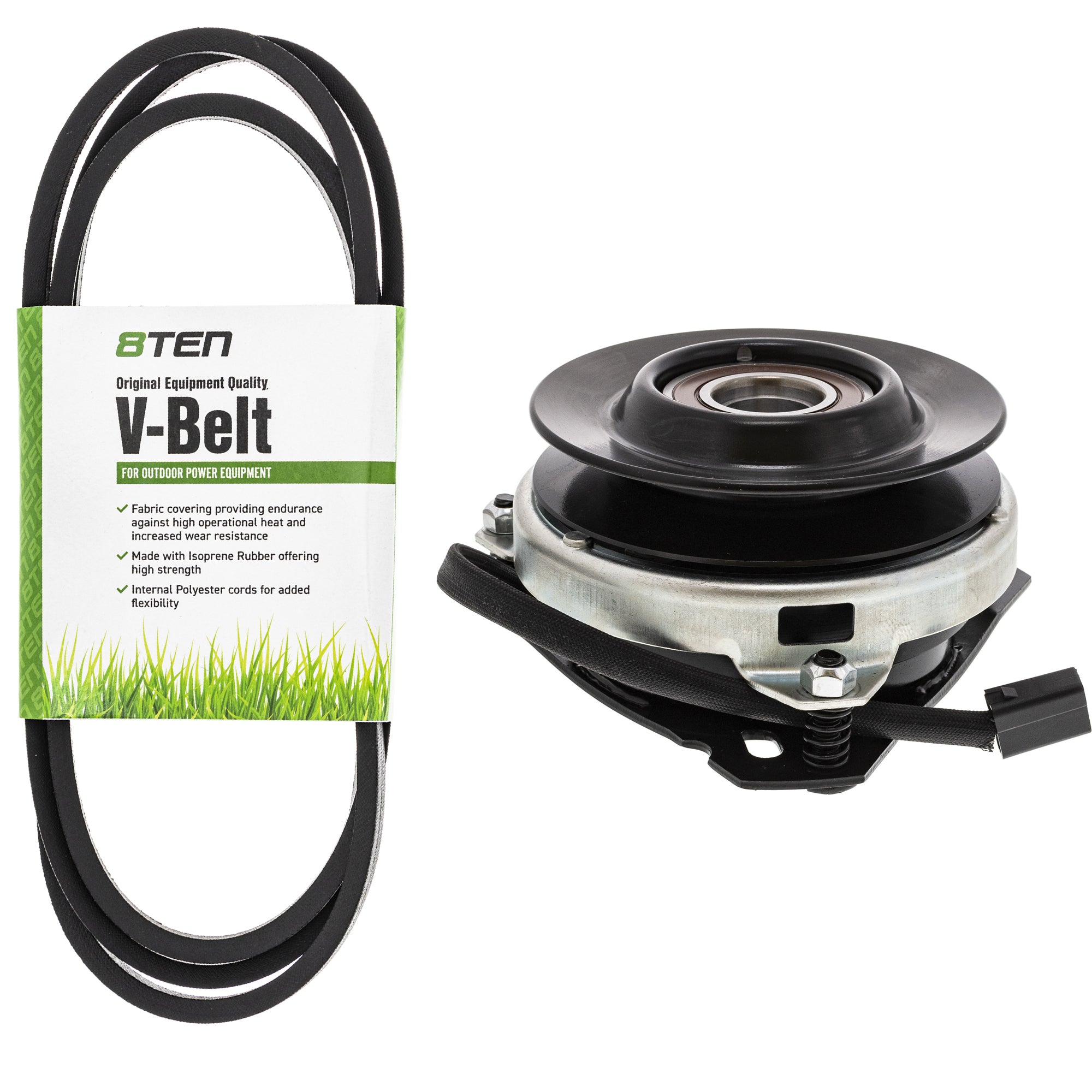 Electric PTO Clutch & Belt Kit for Xtreme Warner Toro Exmark-WHEELHORSE Toro Exmark Stens 8TEN MK1006431