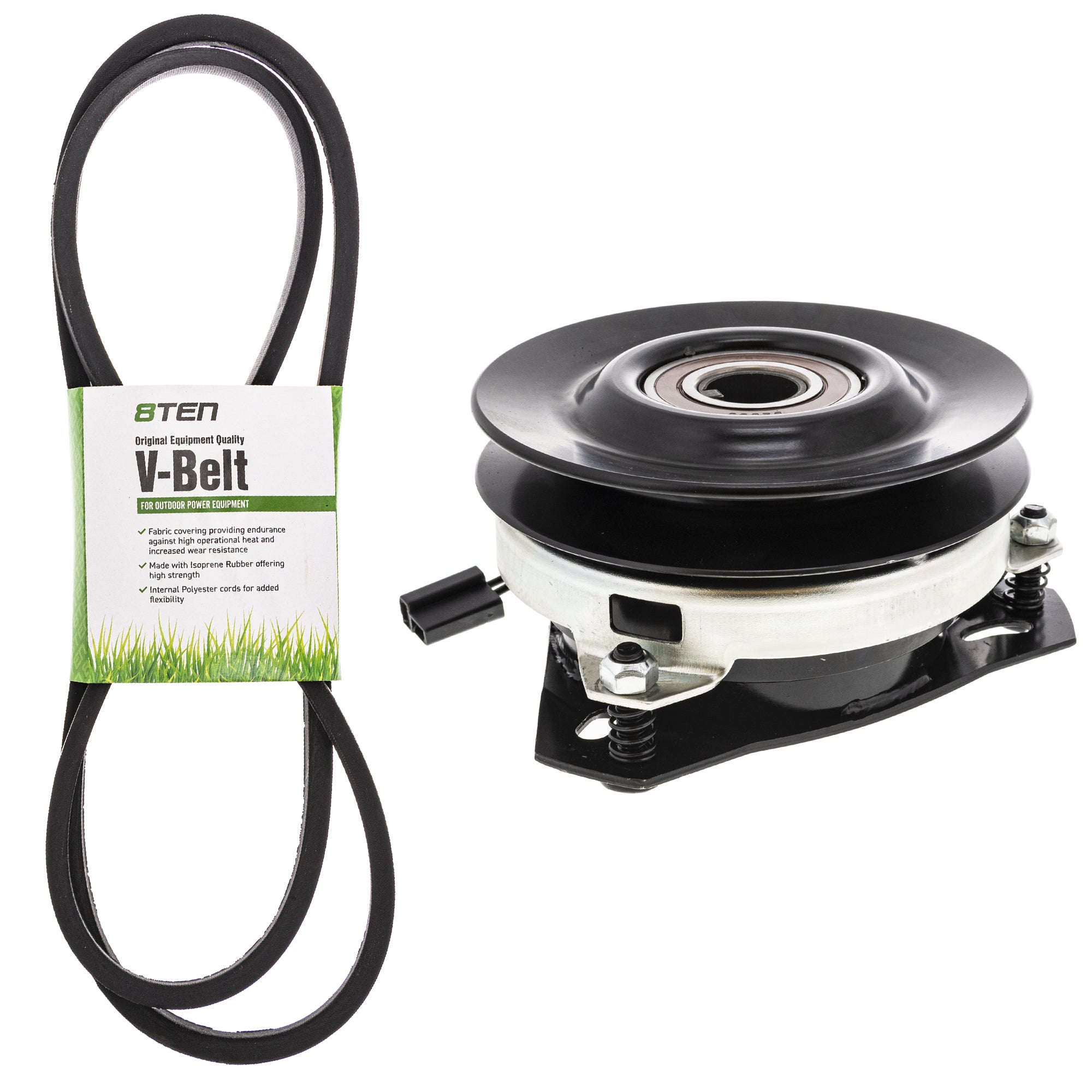Electric PTO Clutch & Belt Kit for zOTHER Xtreme Warner Toro Exmark Tecumseh Stens Snapper 8TEN MK1006434