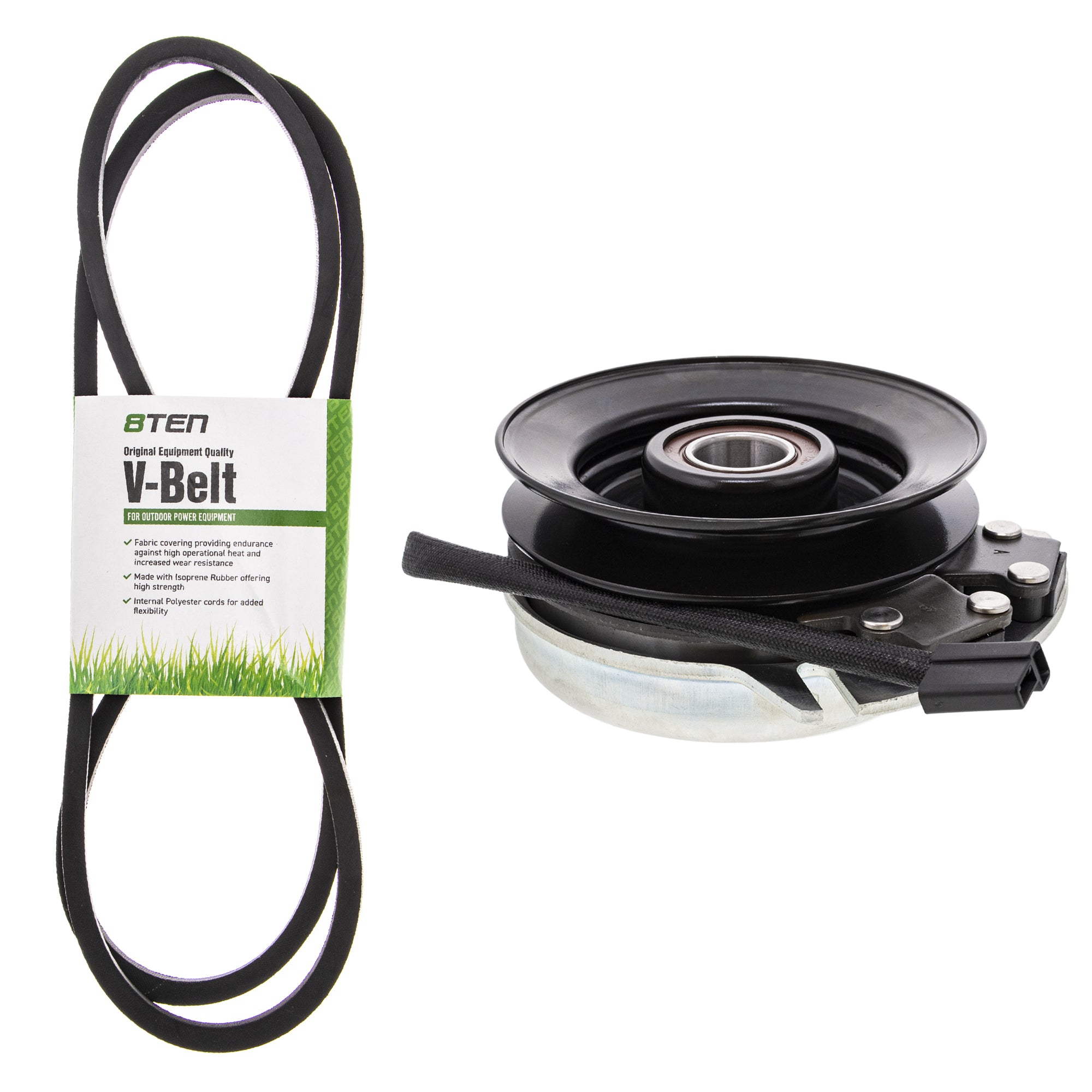 Electric PTO Clutch & Belt Kit for Xtreme Warner Stens Snapper Toro Landscape SIMPLICITY 8TEN MK1006436