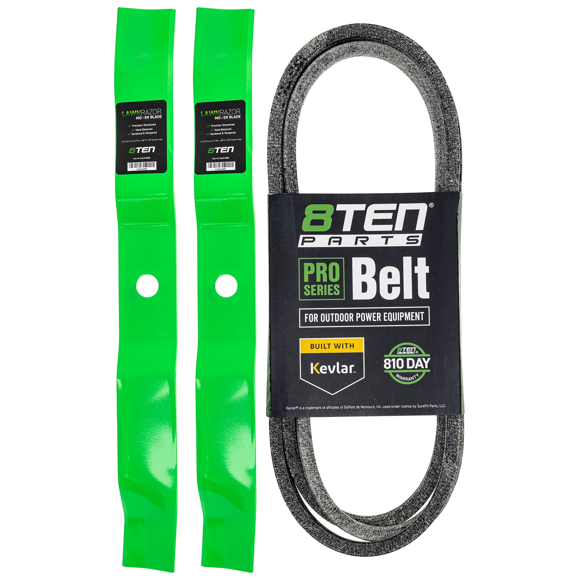 Mower Blades & Deck Belt Kit for zOTHER Stens Oregon MURRAY Murray Briggs and Stratton 8TEN MK1007807