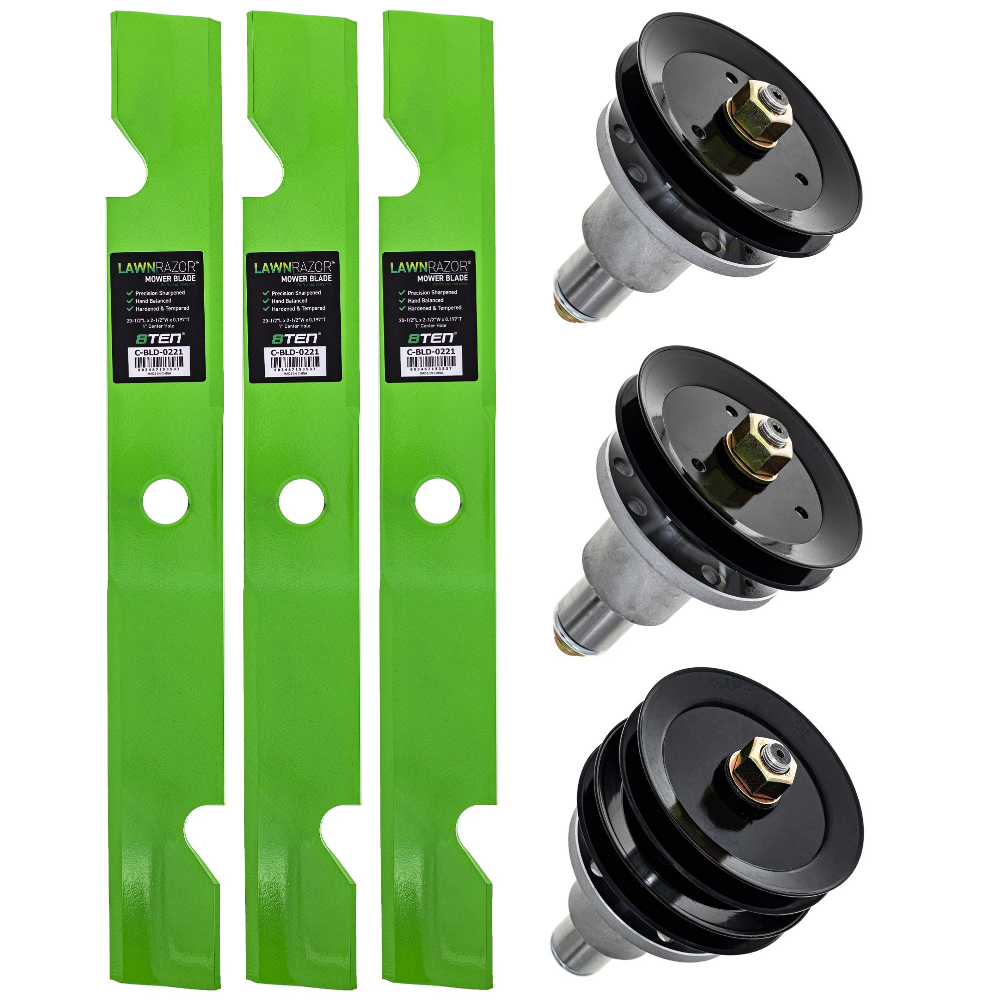 Blade Spindle Deck Kit for Turf 8TEN MK1009535