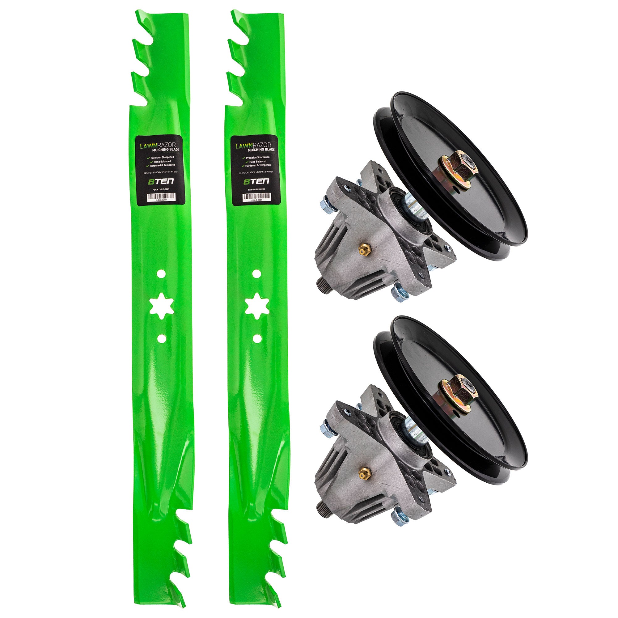 Blade Spindle Deck Kit for Stens Oregon MTD Cub Cadet Troy-Bilt TB547/46 TB46 T2700 T2600 8TEN MK1009543