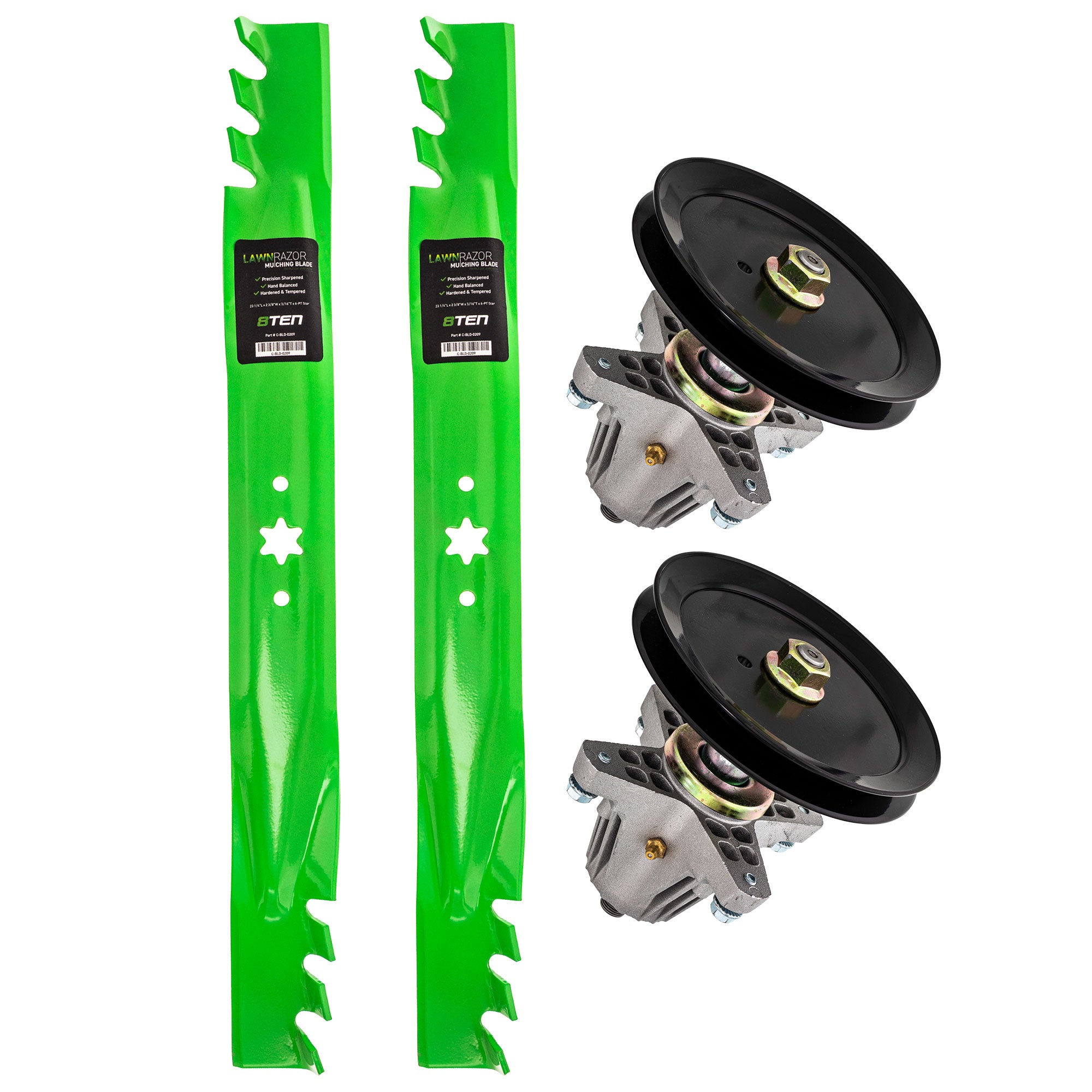 Blade Spindle Deck Kit for Stens Oregon MTD Cub Cadet Troy-Bilt ZT-S46 Z6400 Z530 RZT-46 8TEN MK1009544