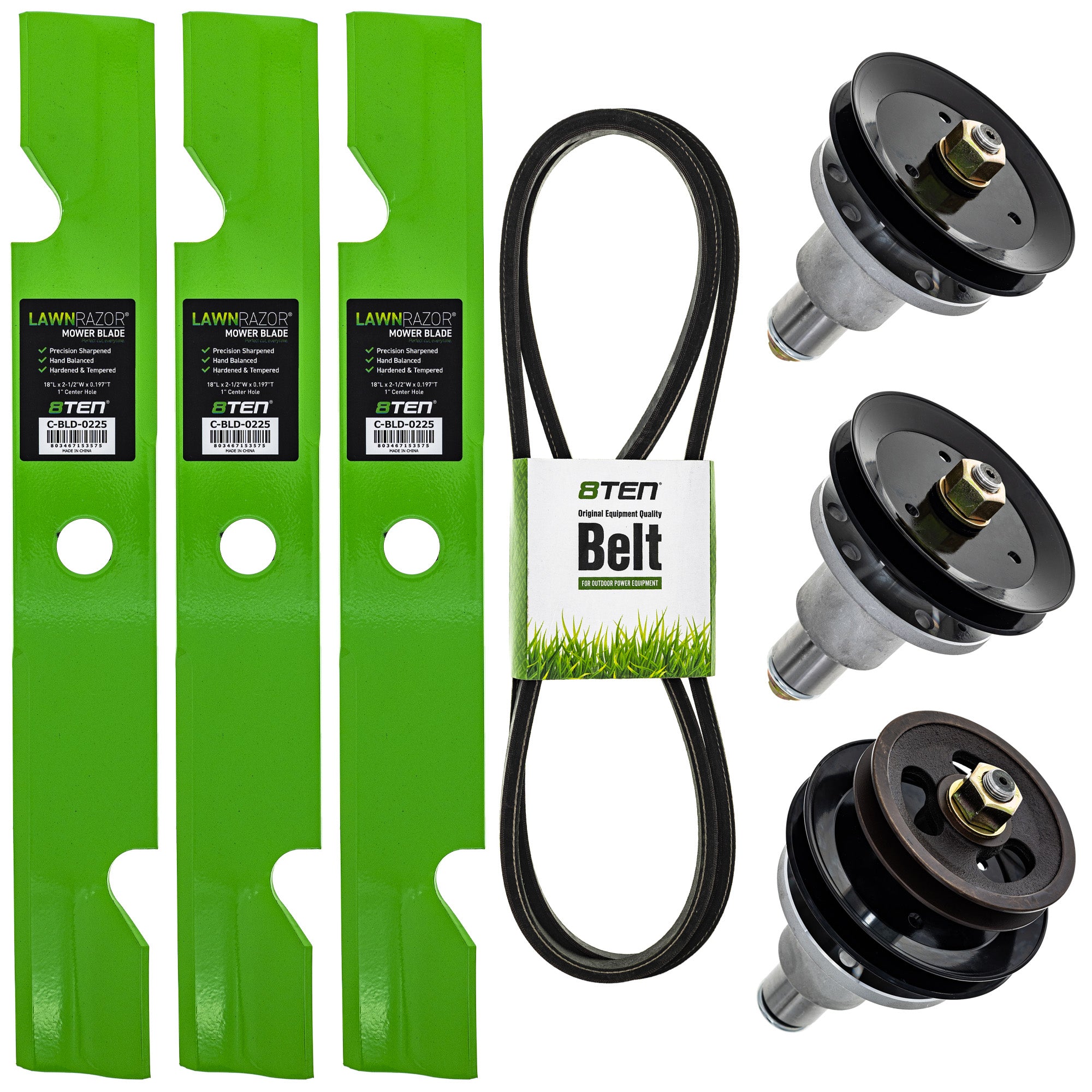 Blade Spindle Belt Deck Kit for Turf 8TEN MK1009552