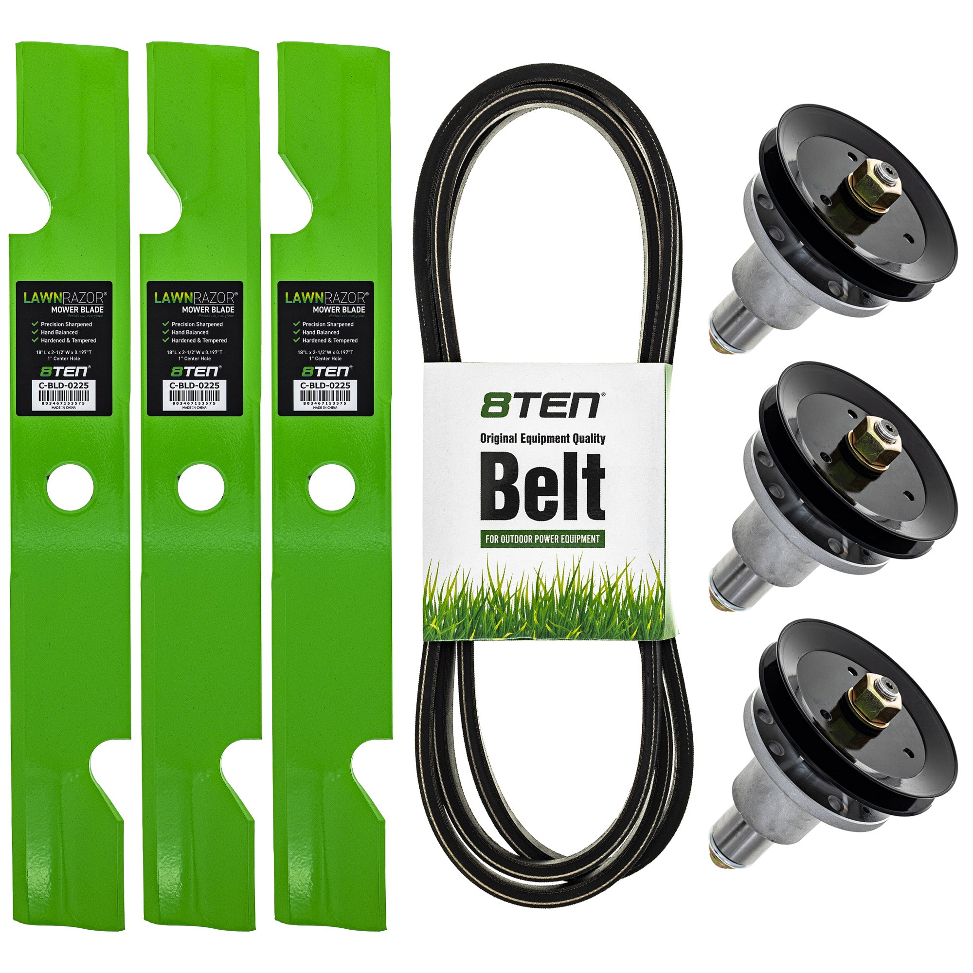 Blade Spindle Belt Deck Kit for Lazer 8TEN MK1009553