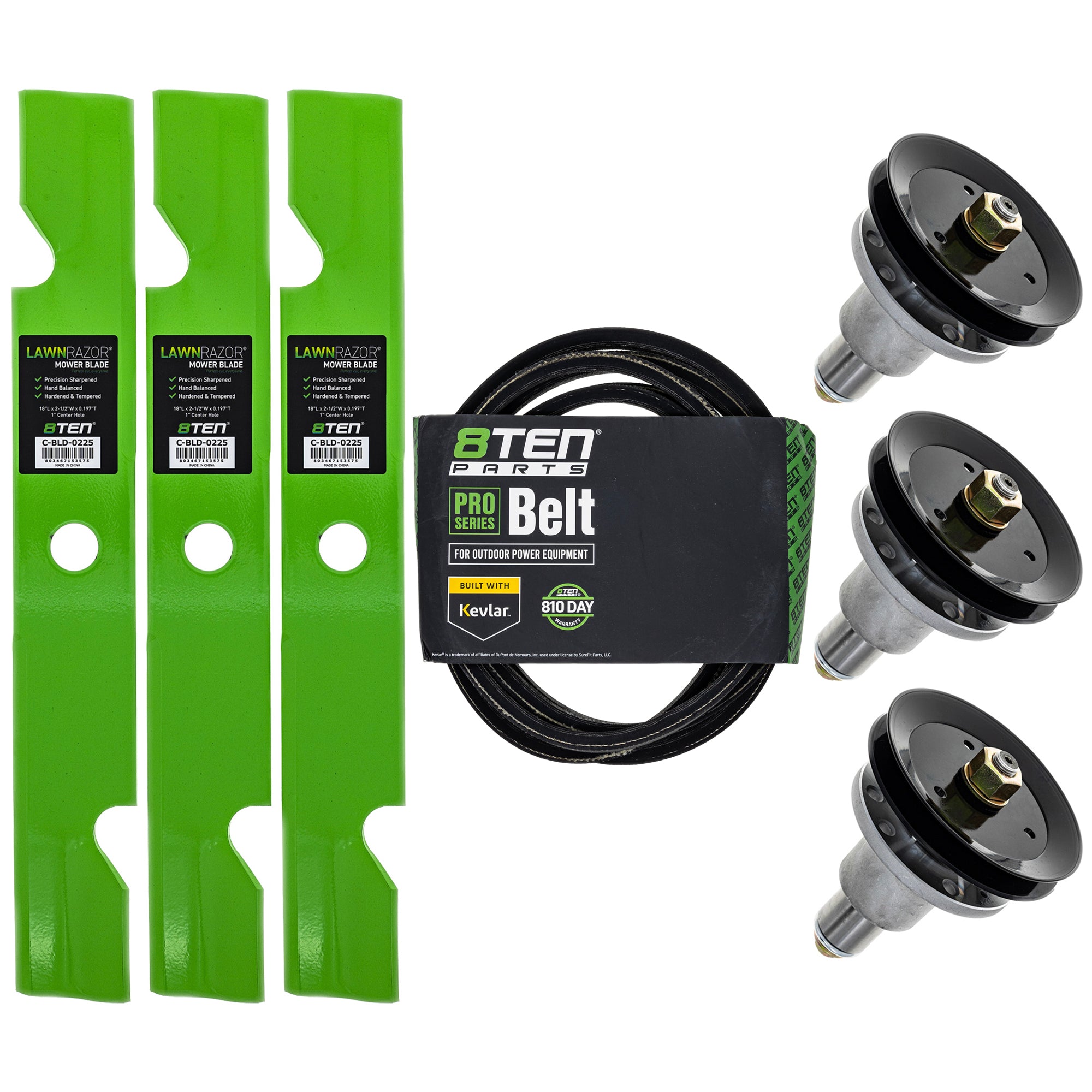 Blade Spindle Belt Deck Kit for Lazer 8TEN MK1009553