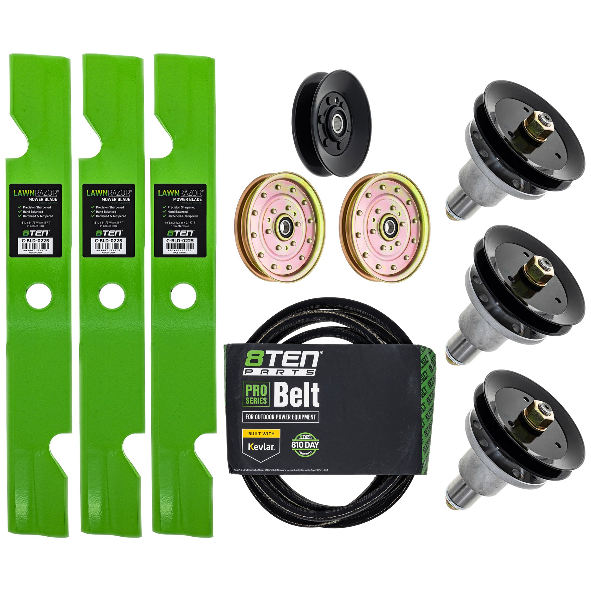 Blade Spindle Belt Idler Deck Kit for Lazer 8TEN MK1009587
