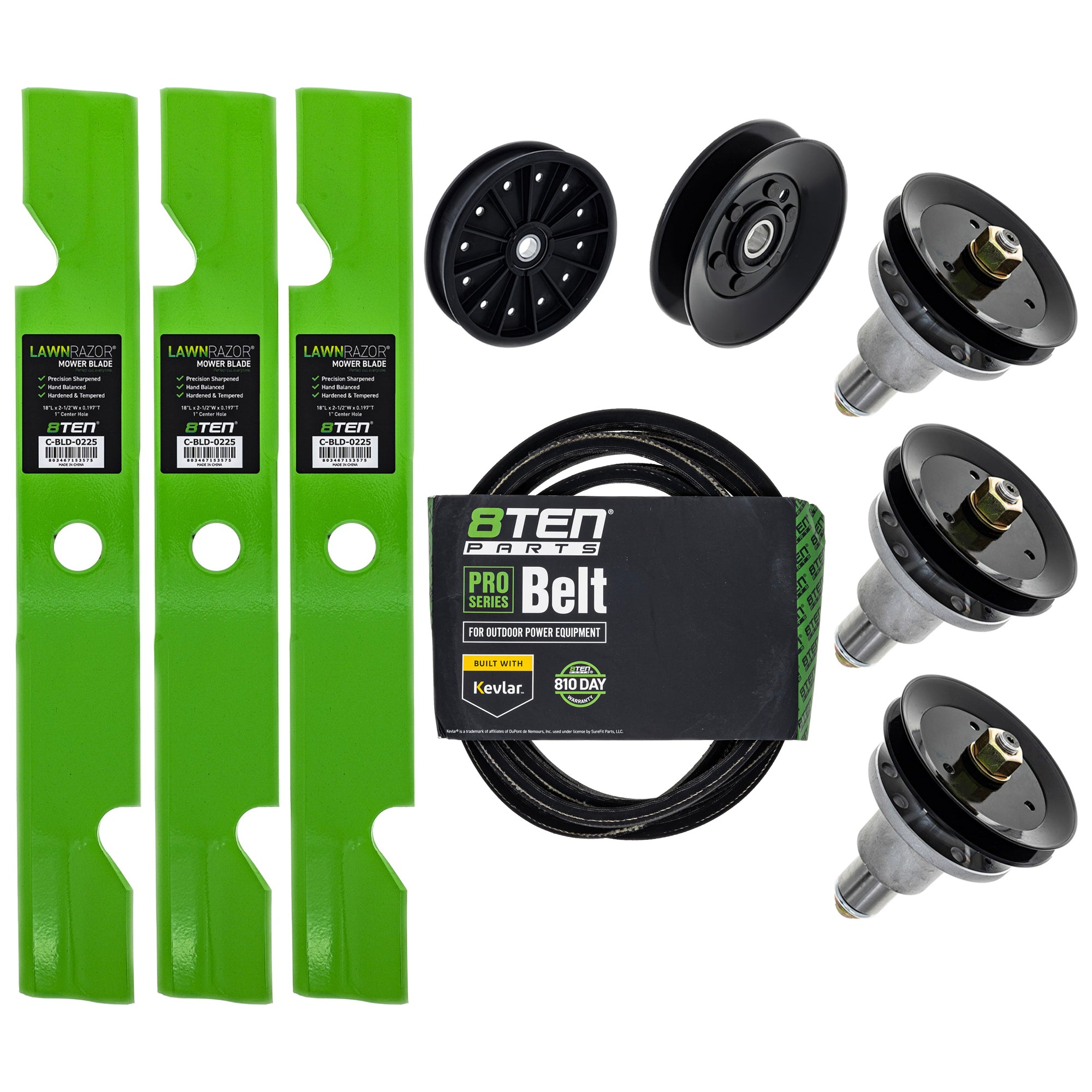 Blade Spindle Belt Idler Deck Kit for Lazer 8TEN MK1009588