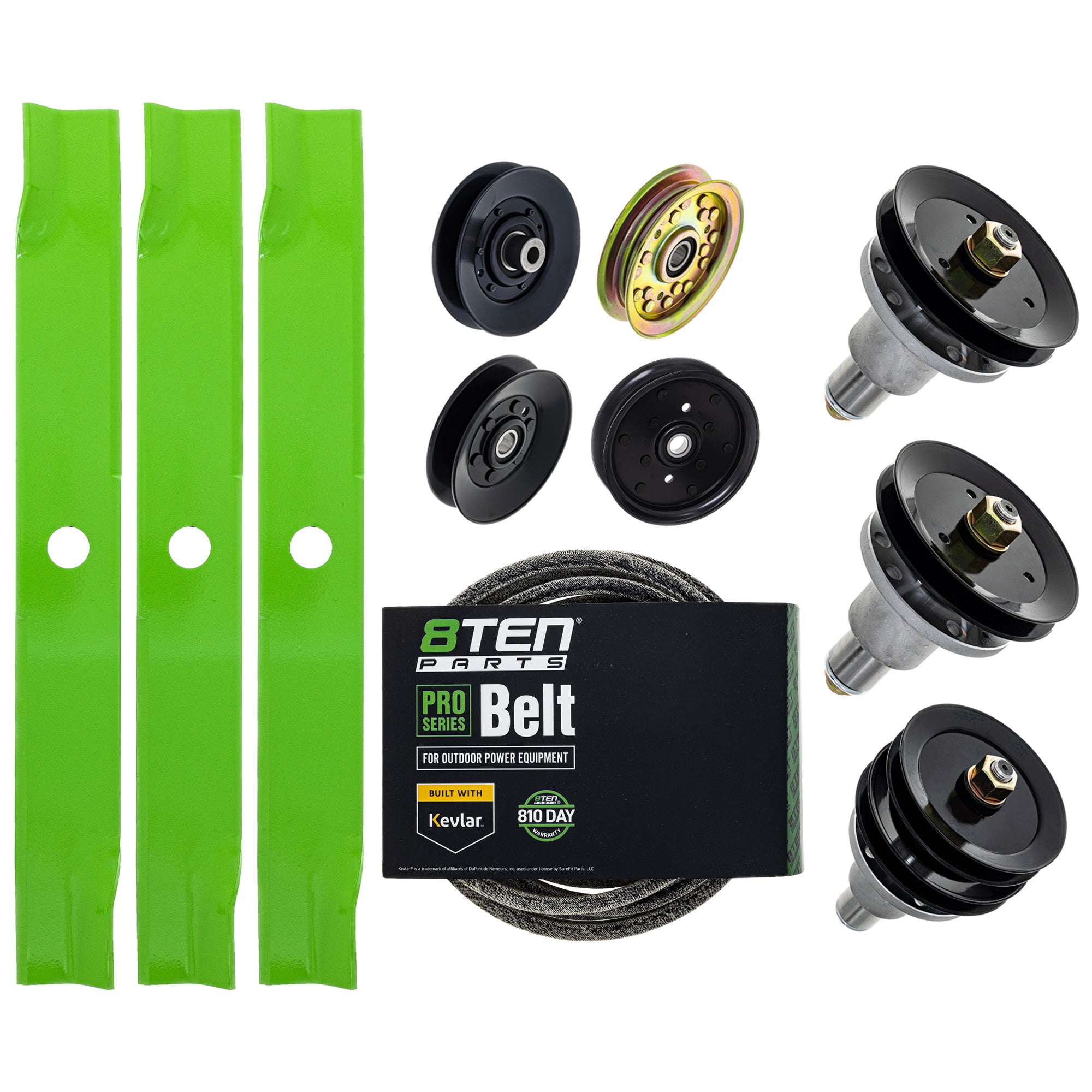 Blade Spindle Belt Idler Deck Kit for 8TEN MK1009592