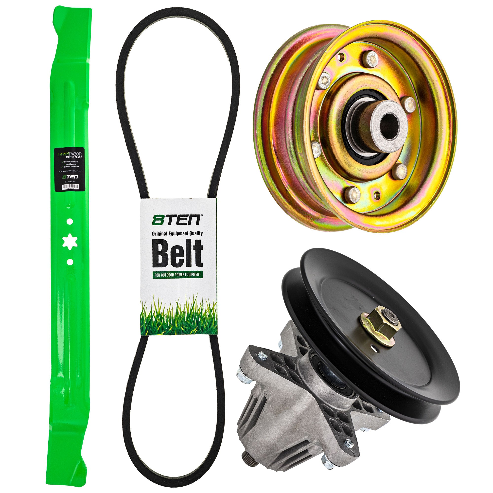 Blade Spindle Belt Idler Deck Kit for zOTHER Toro Exmark Stens Oregon NOMA MTD Cub Cadet 8TEN MK1009603