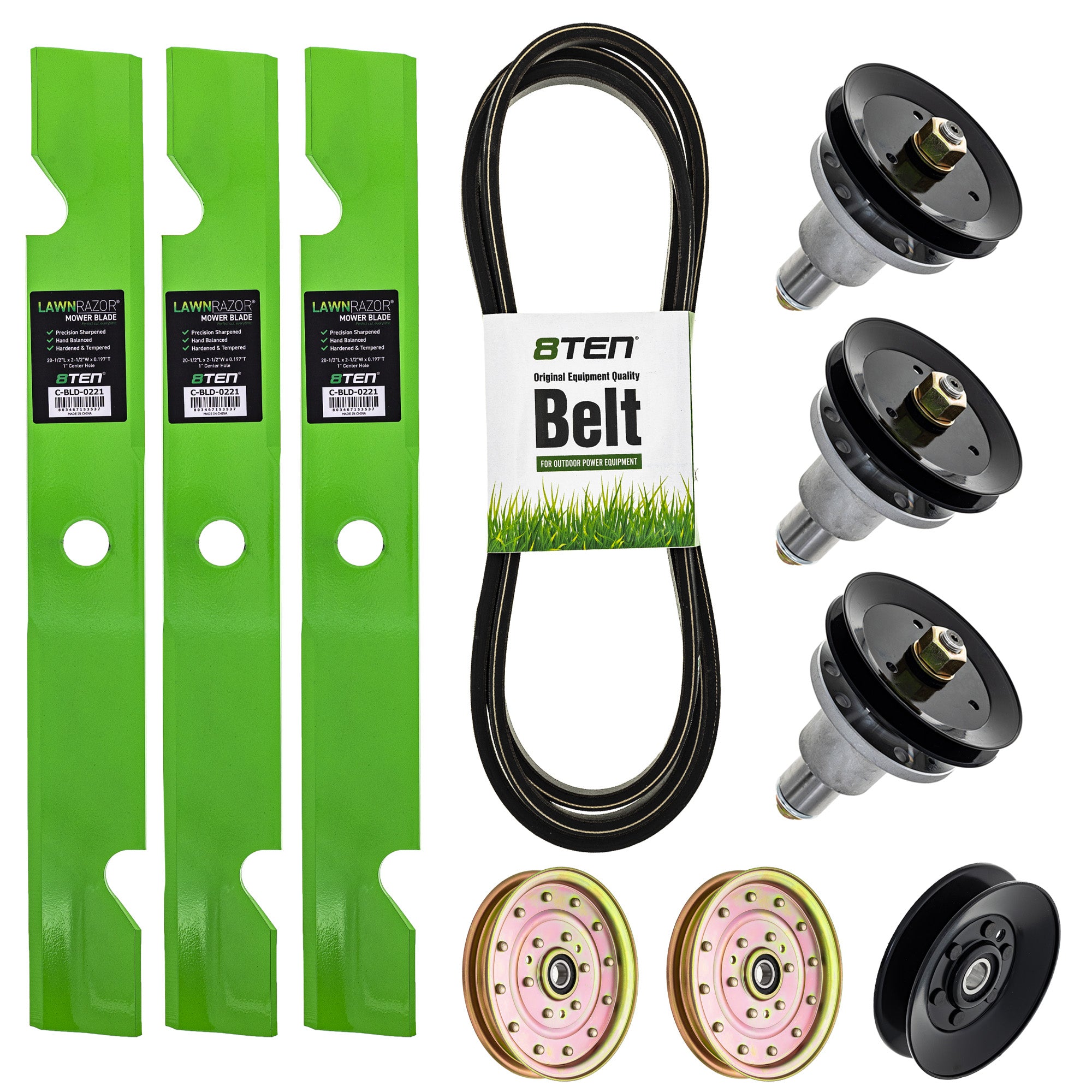 Blade Spindle Belt Idler Deck Kit for Lazer 8TEN MK1009606