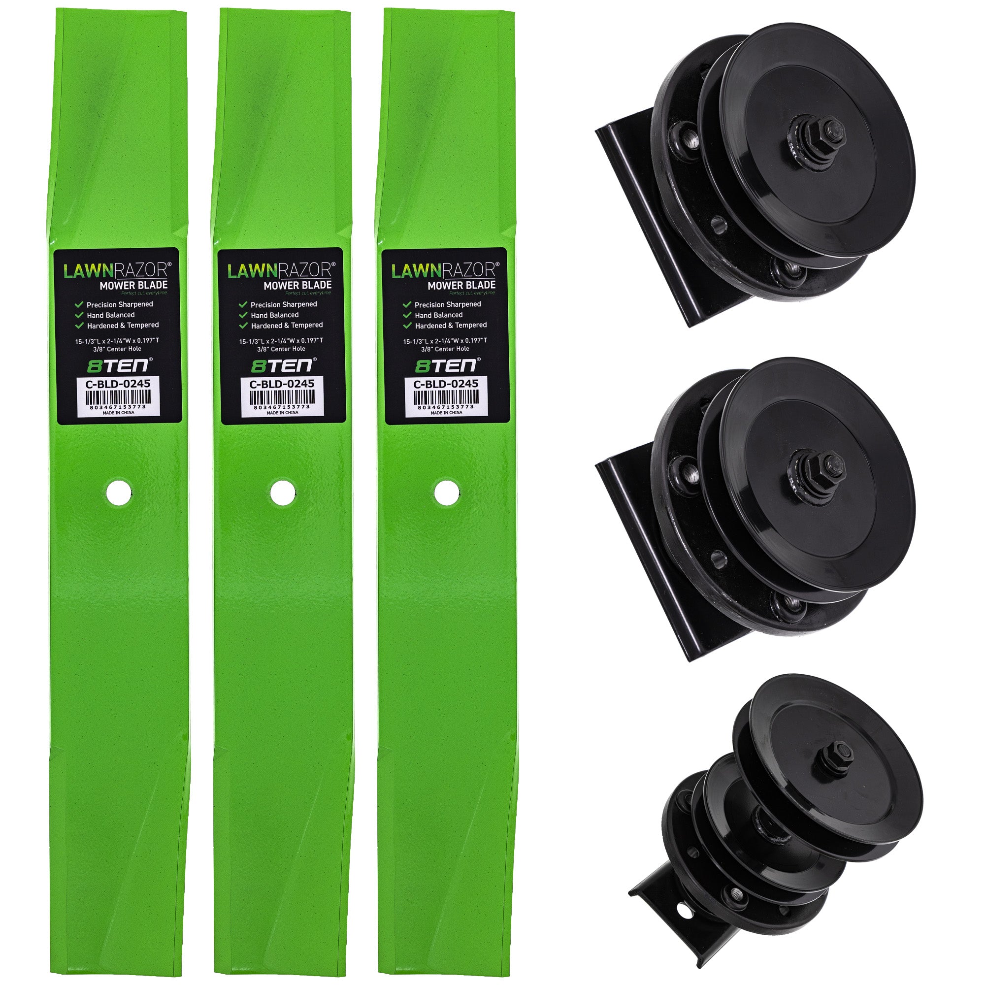 Blade Spindle Deck Kit for zOTHER Stens Oregon Husqvarna Poulan Craftsman AYP RedMax 8TEN MK1009627